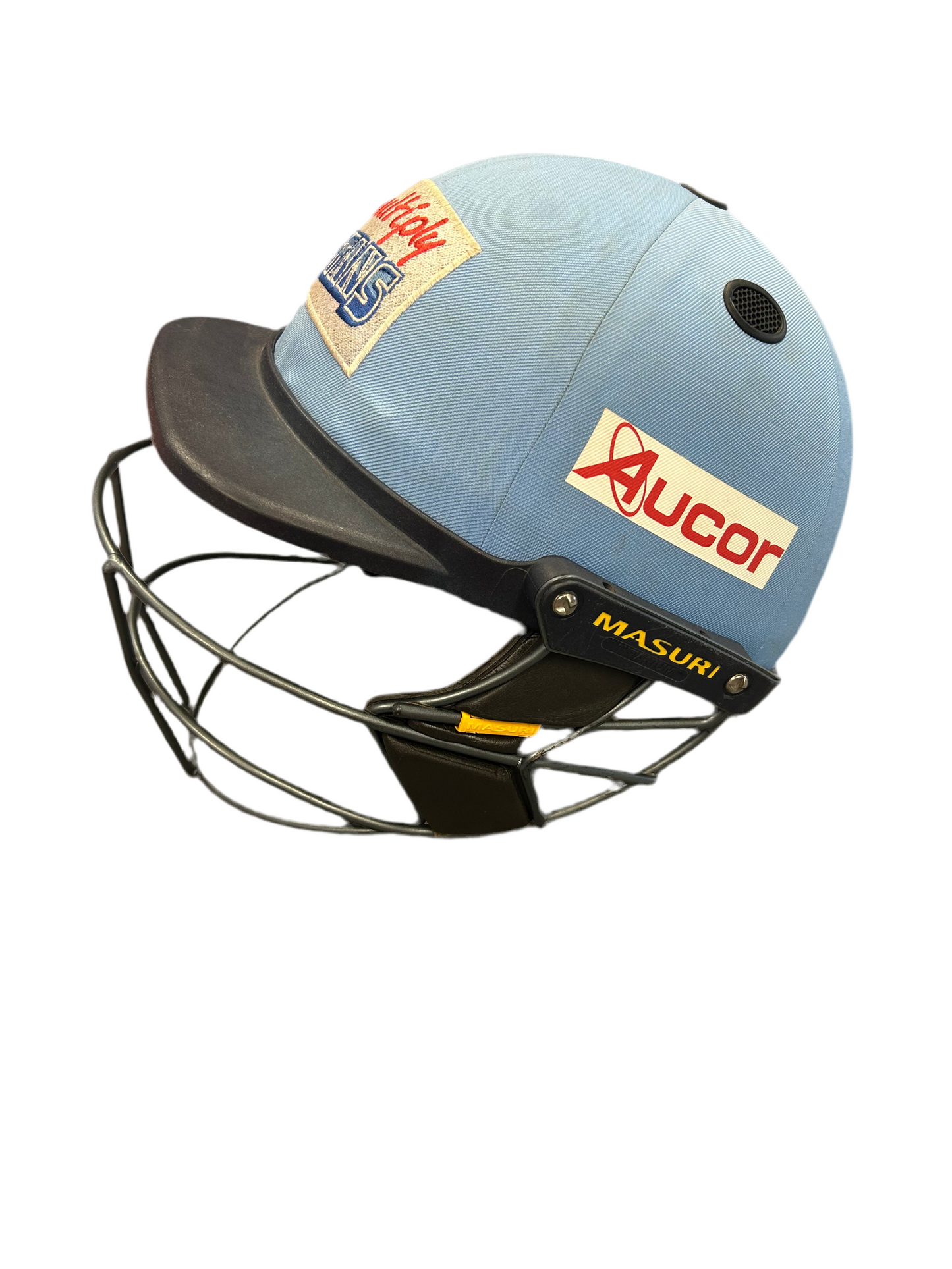 Multiply Titans Masuri Elite Titanium Match Used Cricket Helmet