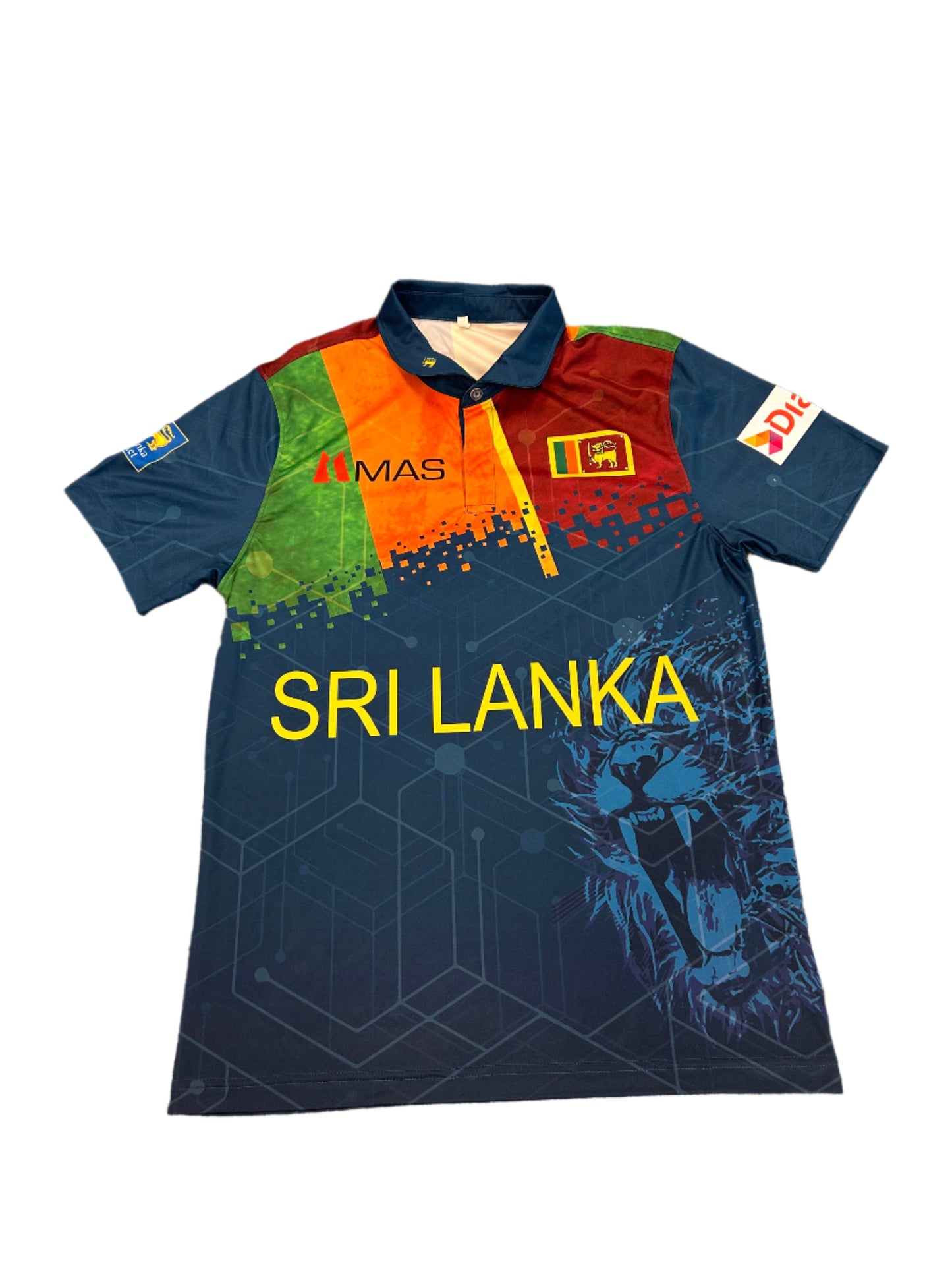 Chamika Gunasekara Sri Lanka A ODI 2022 Match Worn SS Playing Shirt