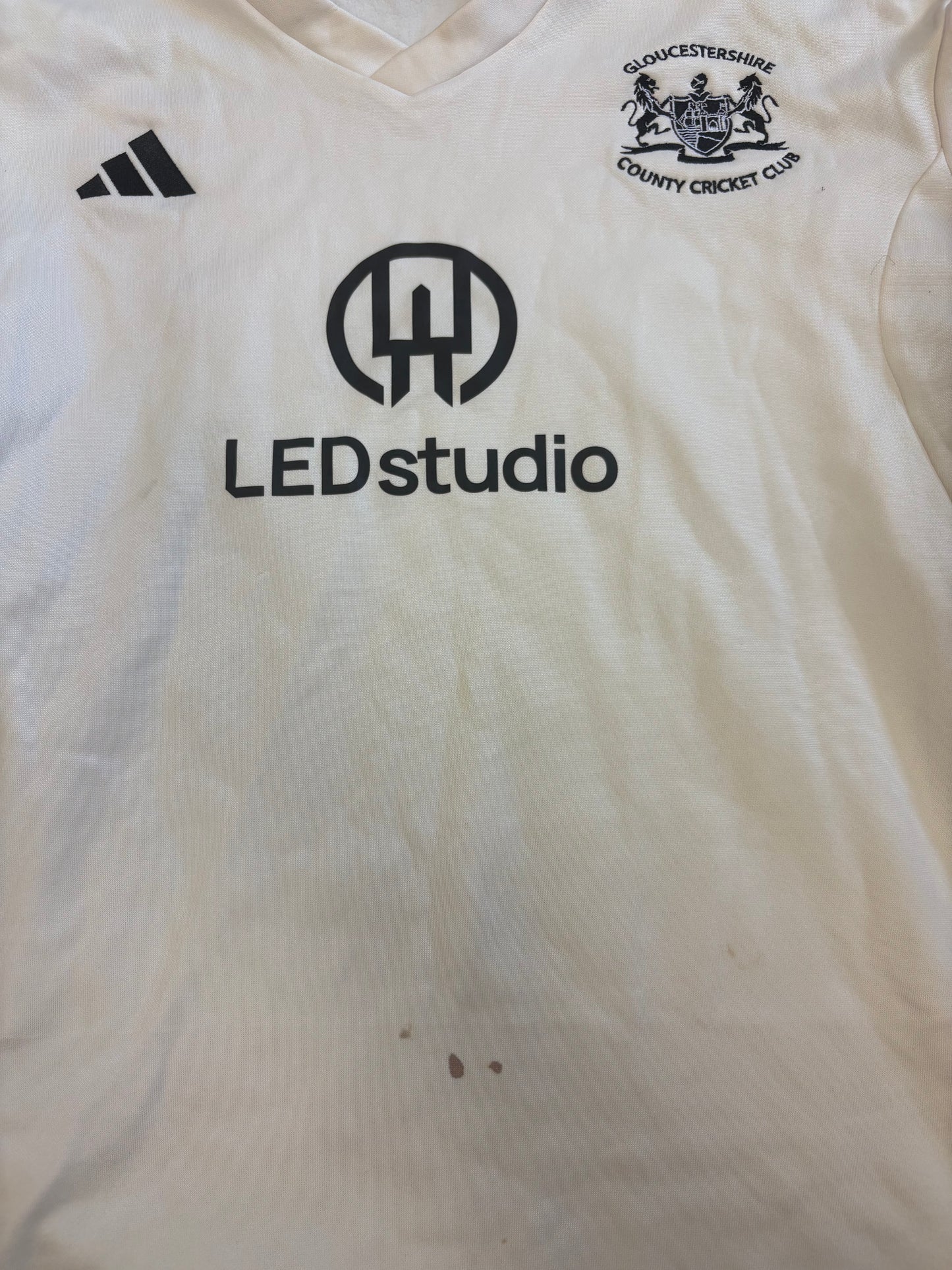 Ben Charlesworth Gloucestershire 2025 County Championship Match Worn LS Playing Jumper