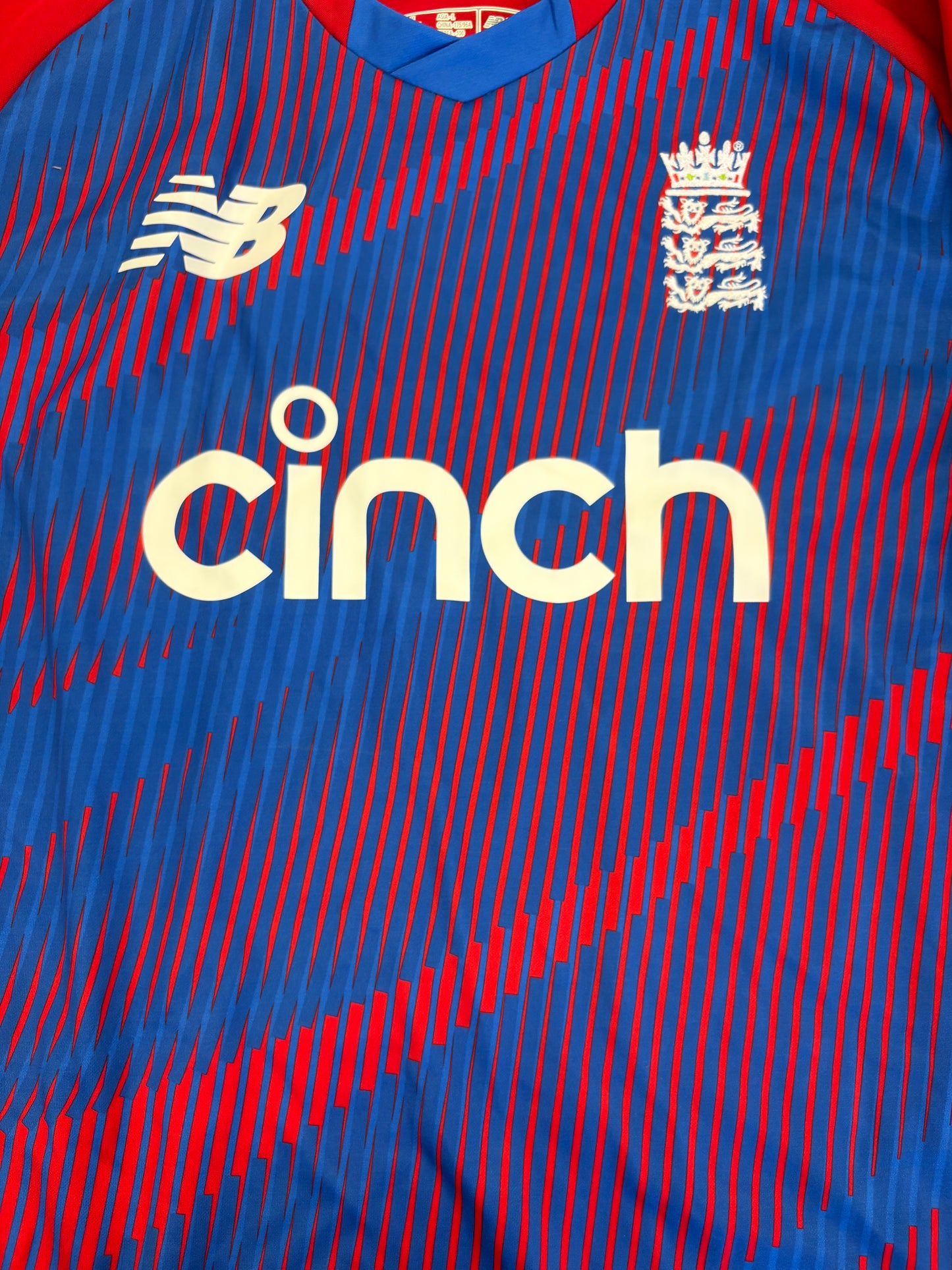 Jason Roy England 2021 T20 Match Worn LS Playing Jumper