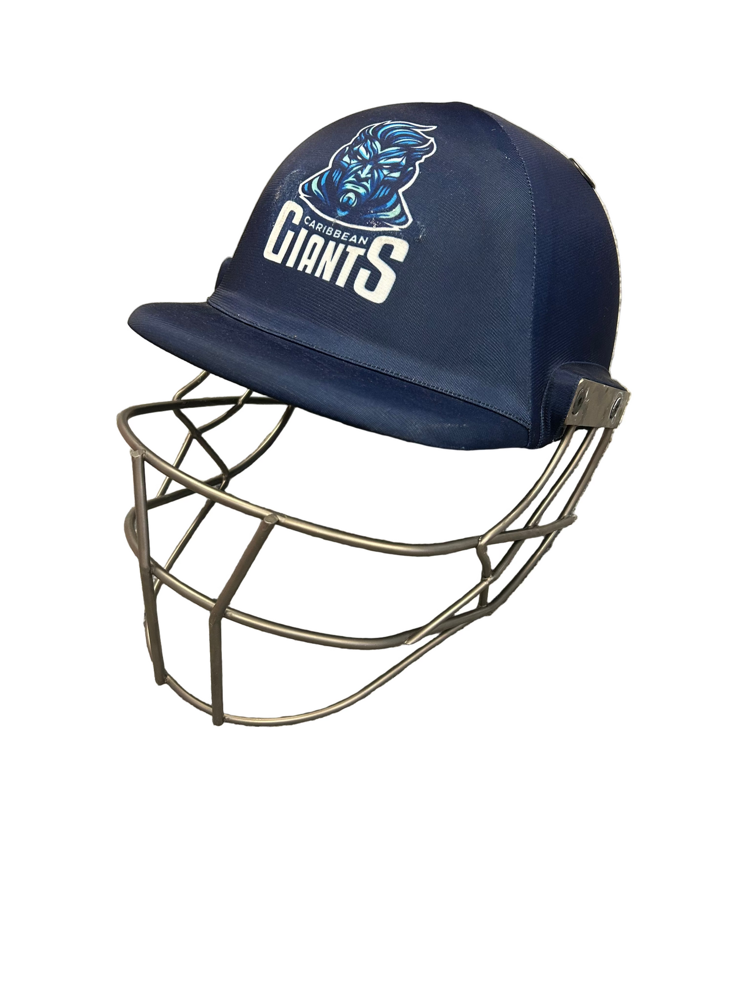 Caribbean Giants Max60 Shrey Air Titanium Match Used Helmet