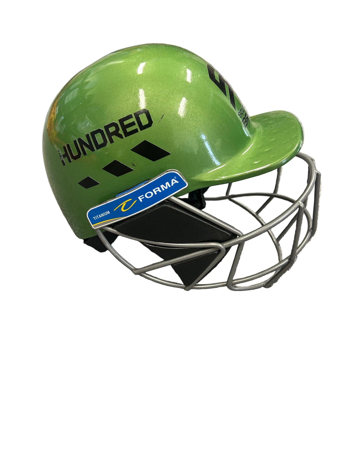 Southern Brave Hunded Forma Titanium Match Used Cricket Helmet