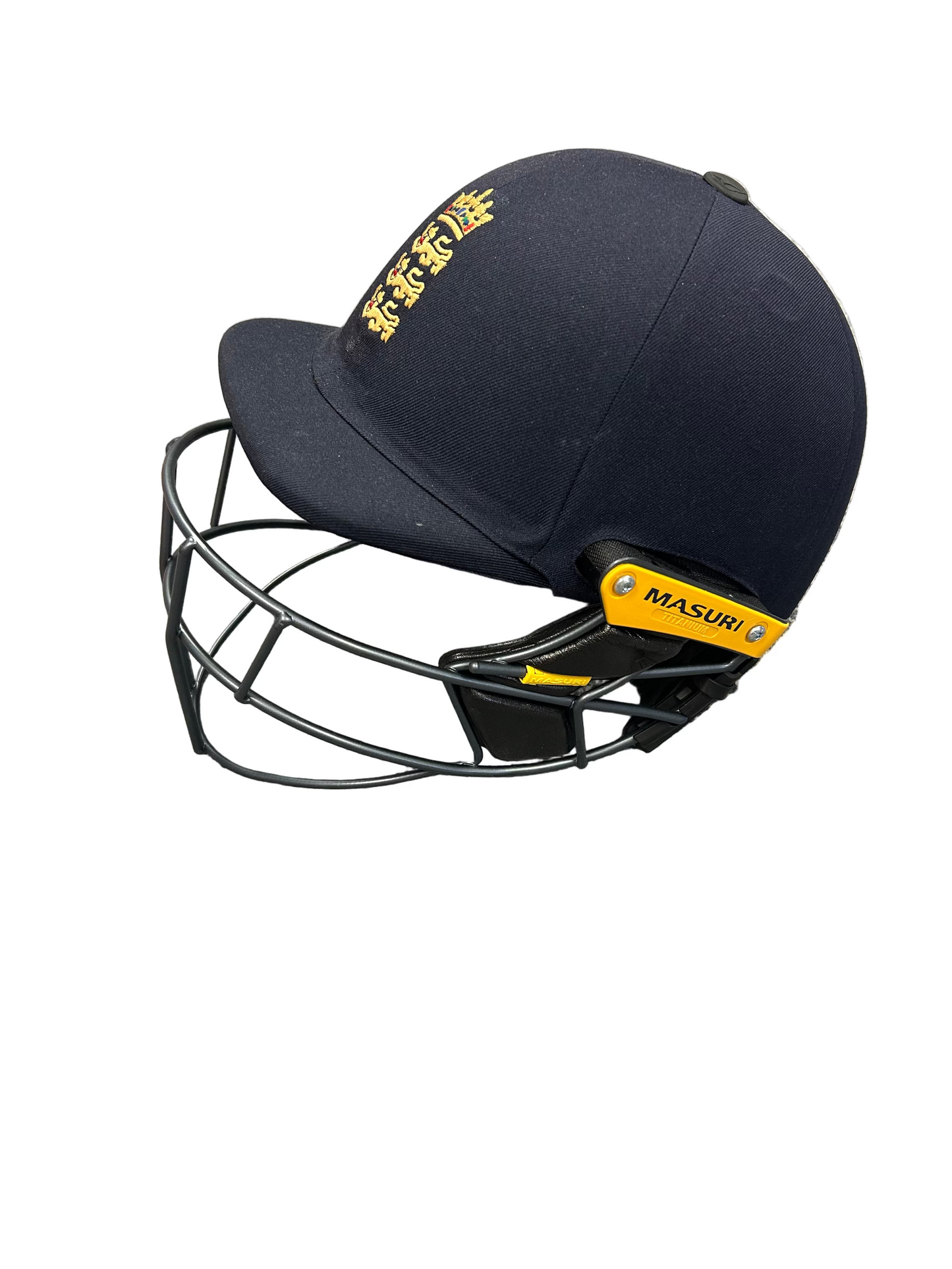 England U19s Masuri T-Line Titanium Match Used Cricket Helmet