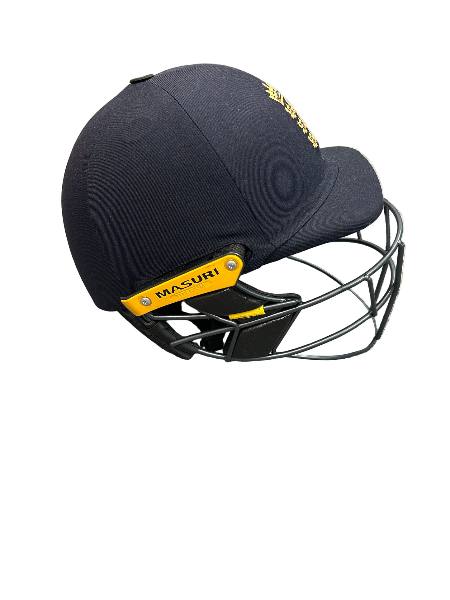 England U19s Masuri T-Line Titanium Match Used Cricket Helmet