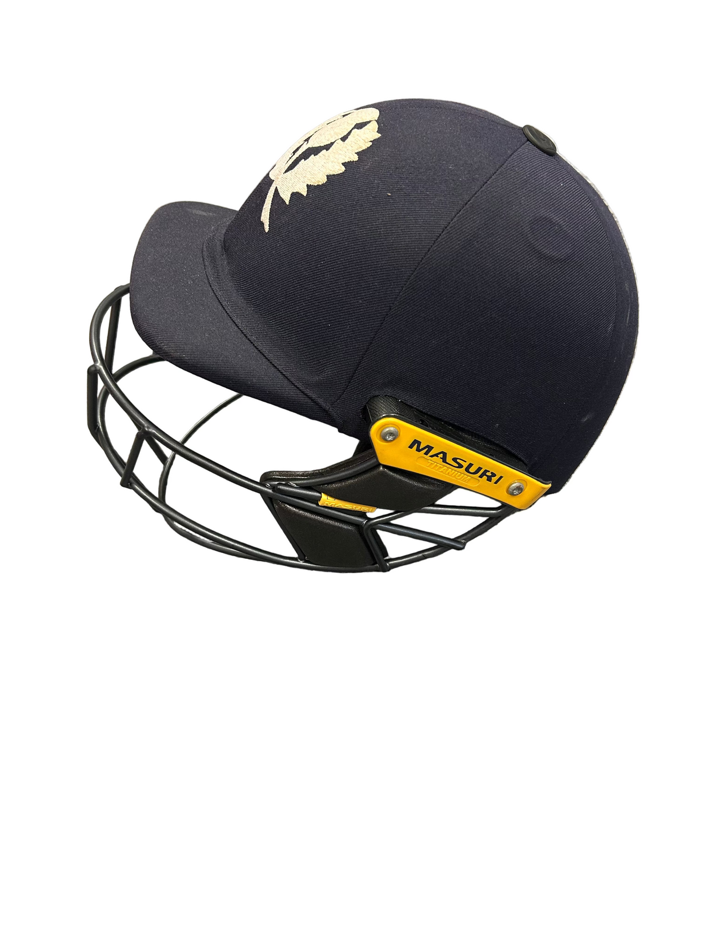 Scotland Masuri T-Line Titanium Match Used Cricket Helmet