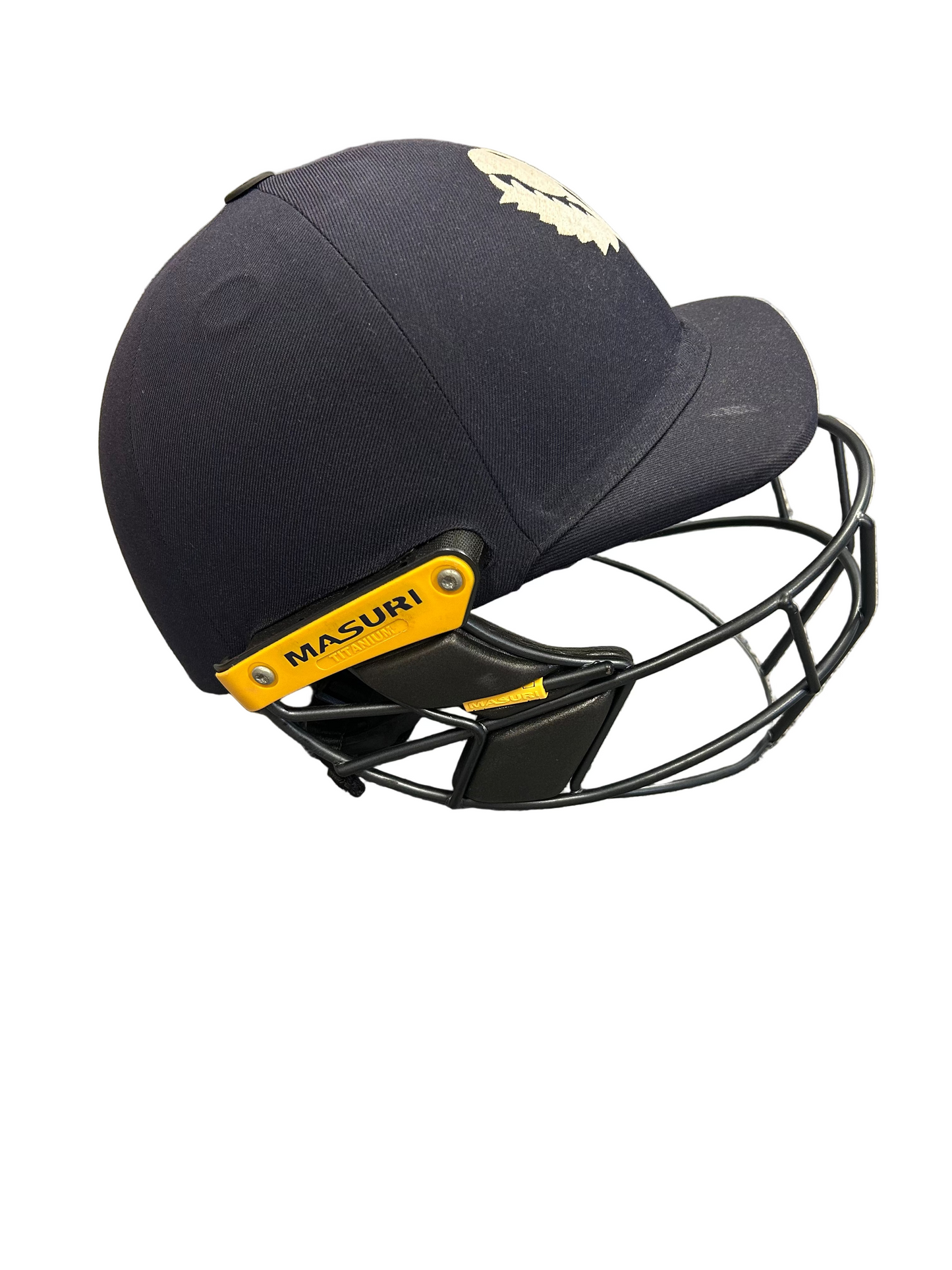 Scotland Masuri T-Line Titanium Match Used Cricket Helmet