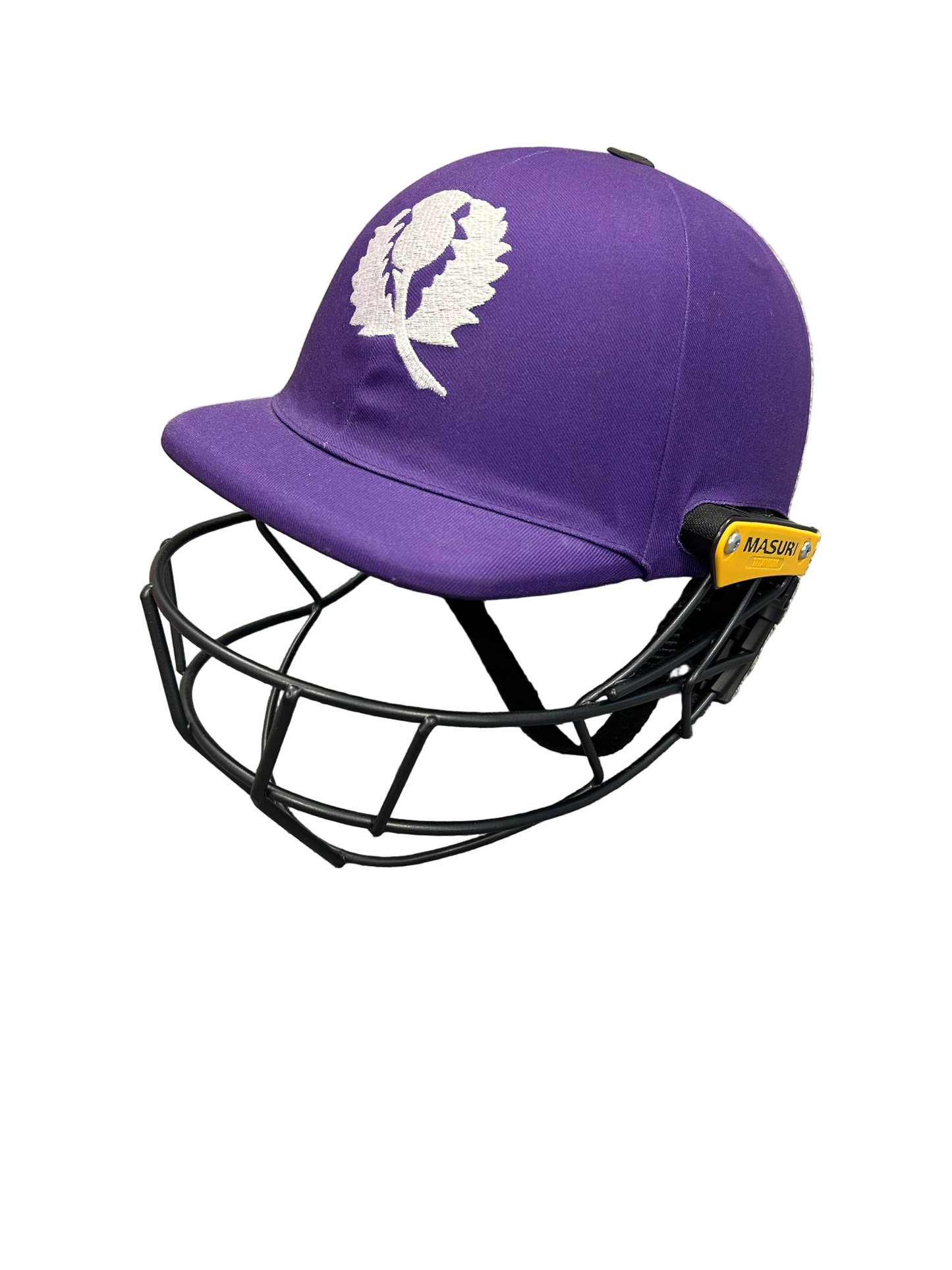 Scotland Masuri T-Line Titanium Match Used Cricket Helmet