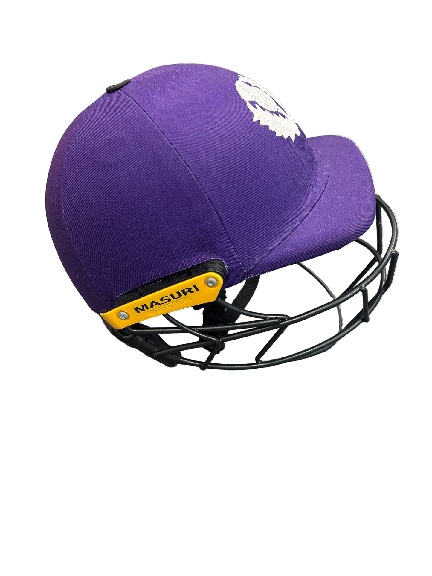Scotland Masuri T-Line Titanium Match Used Cricket Helmet
