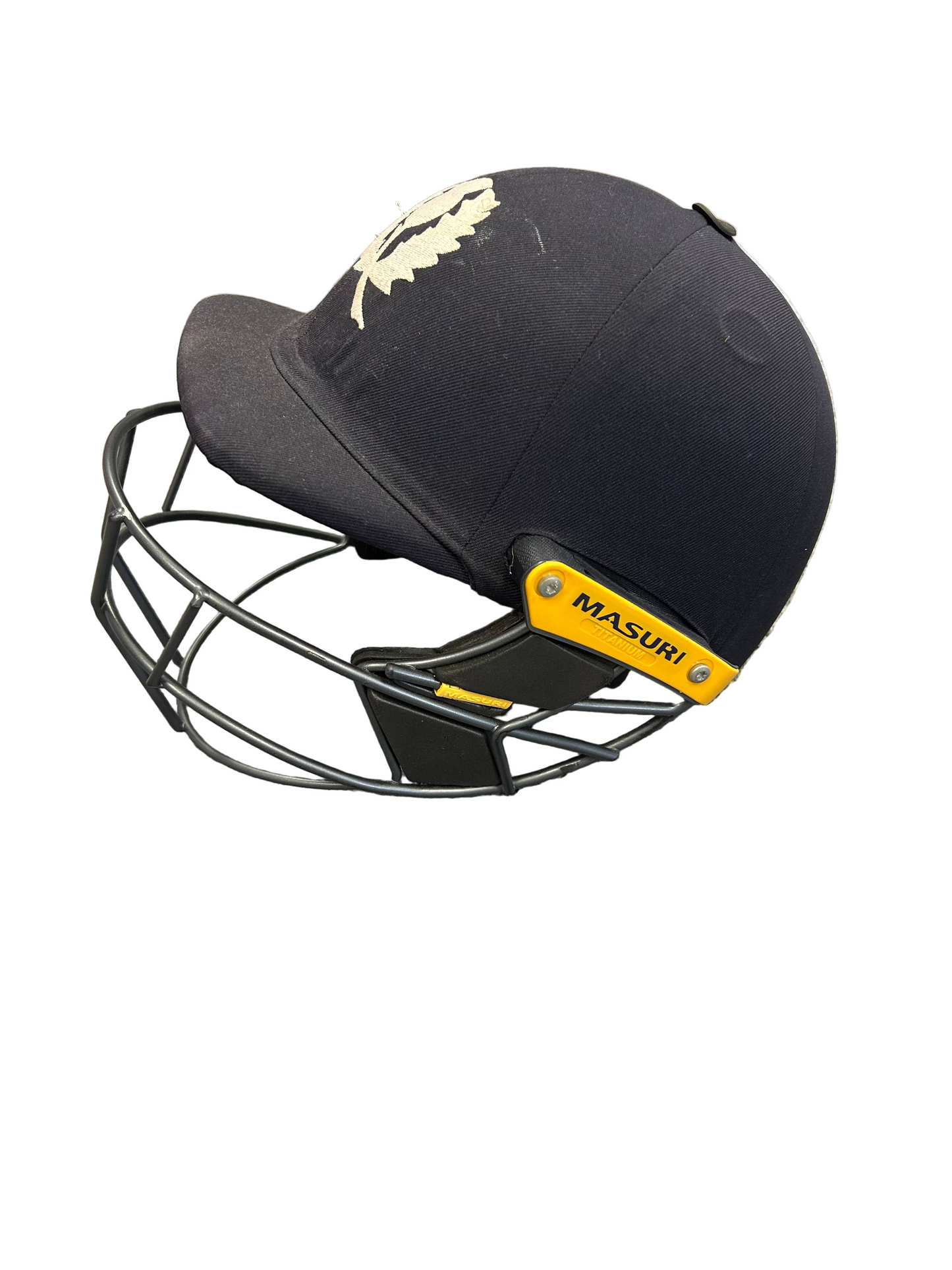 Scotland Masuri T-Line Titanium Match Used Cricket Helmet