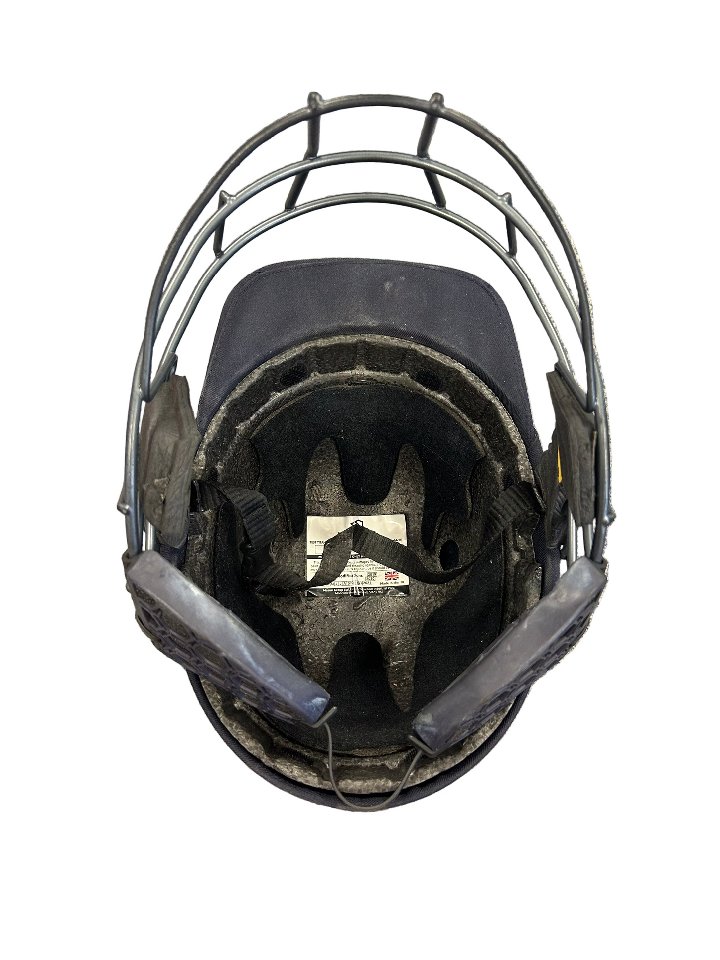 England Masuri T-Line Titanium Match Used Cricket Helmet