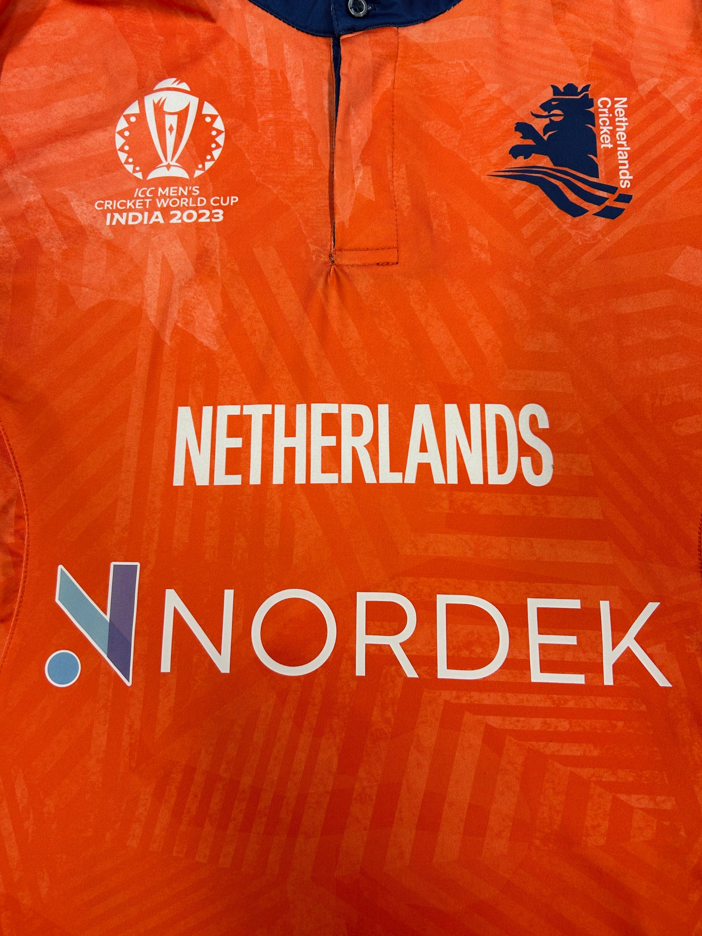 Wesley Barresi Netherlands 2023 Cricket World Cup Match Worn LS Playing Shirt