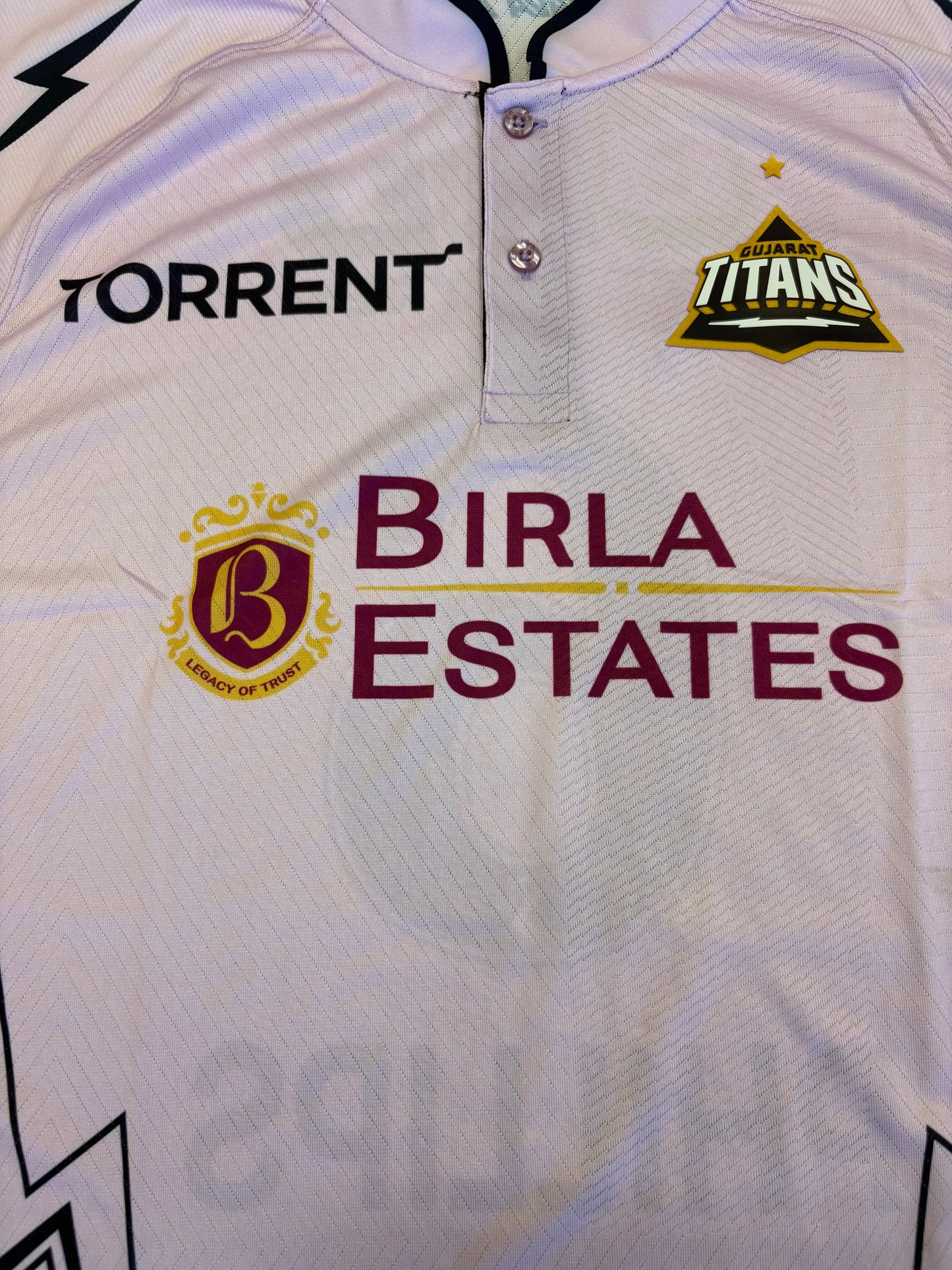 Jason Holder Gujarat Titans 2026 IPL Match Issue SS Alternate Playing Shirt