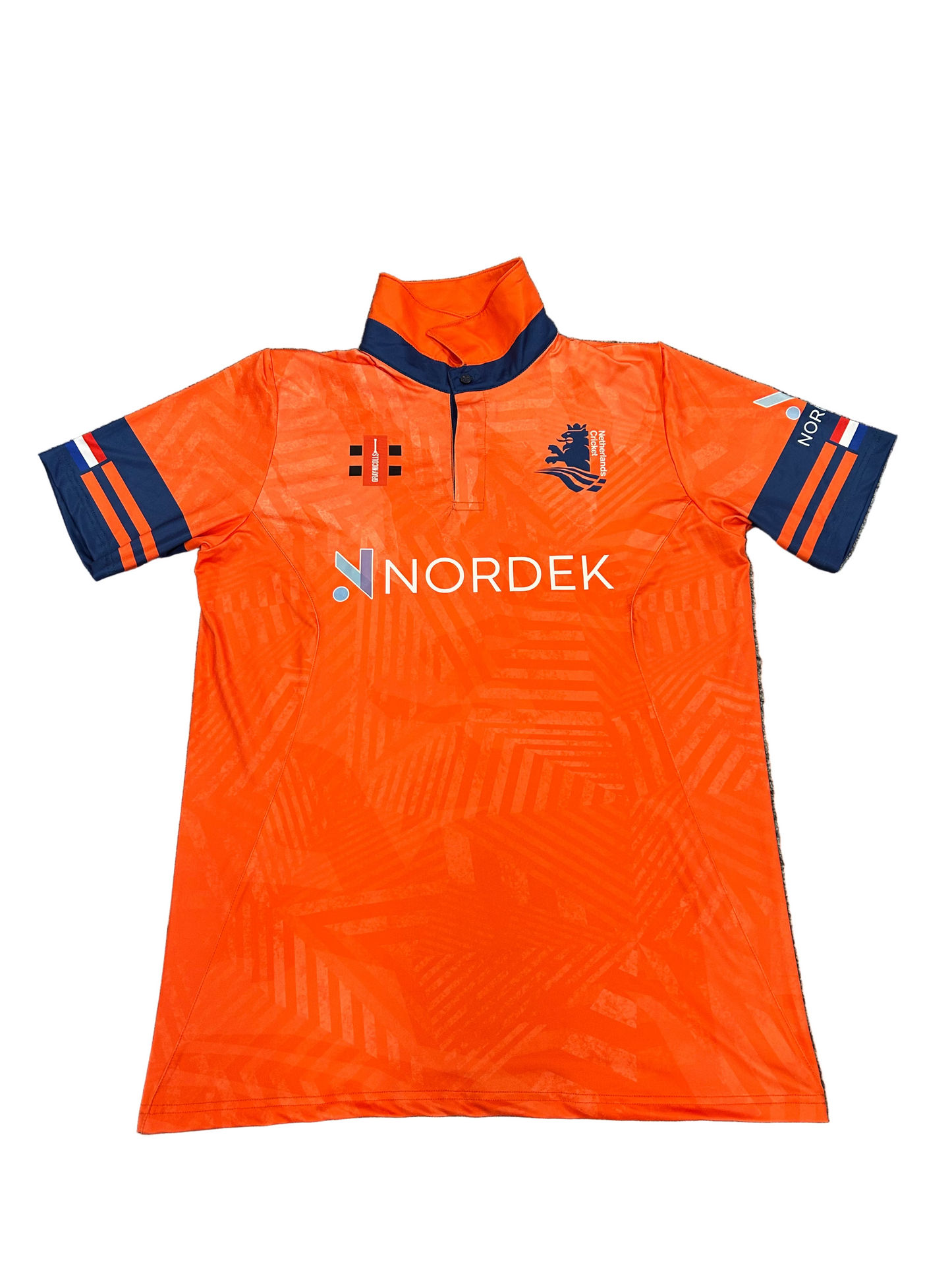 Aryan Dutt Netherlands 2024 ODI Match Worn SS Playing Shirt