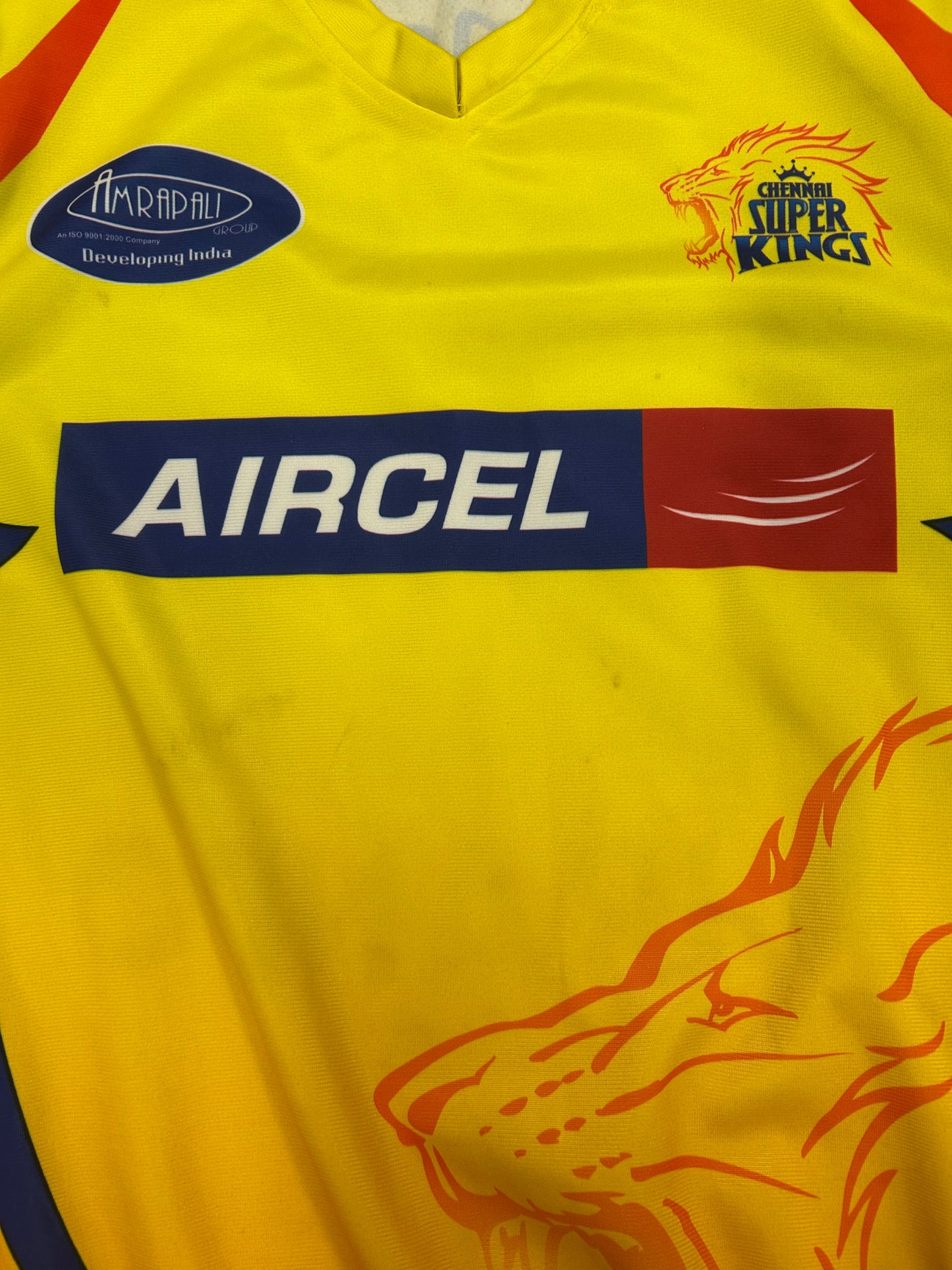Thilan Thushara Chennai Super Kings 2010 IPL/CLT20 Match Worn LS Playing Jumper