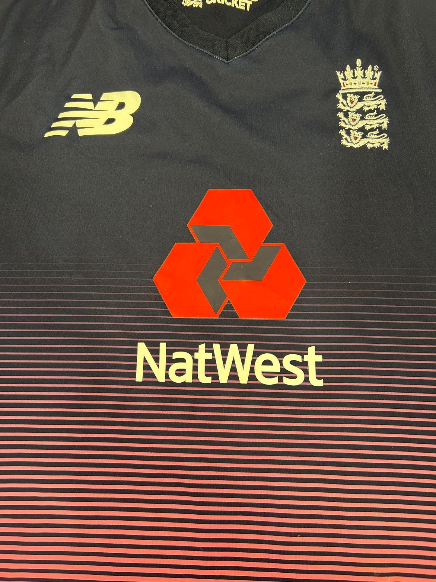Tom Helm England Lions 2017 ODI Match Worn LS Playing Jumper