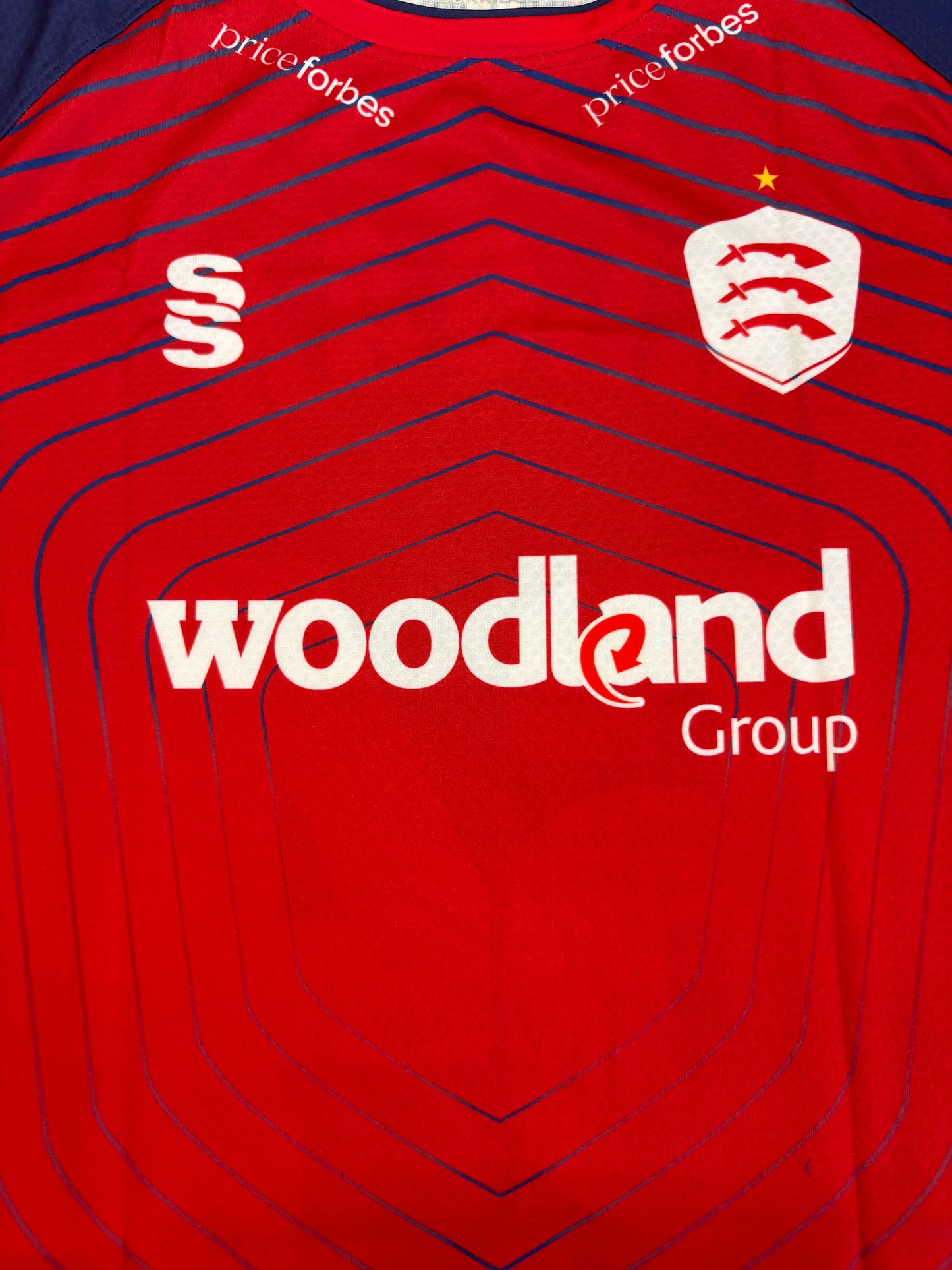 Dean Elgar 2026 Essex T20 Match Issue SS Playing Shirt