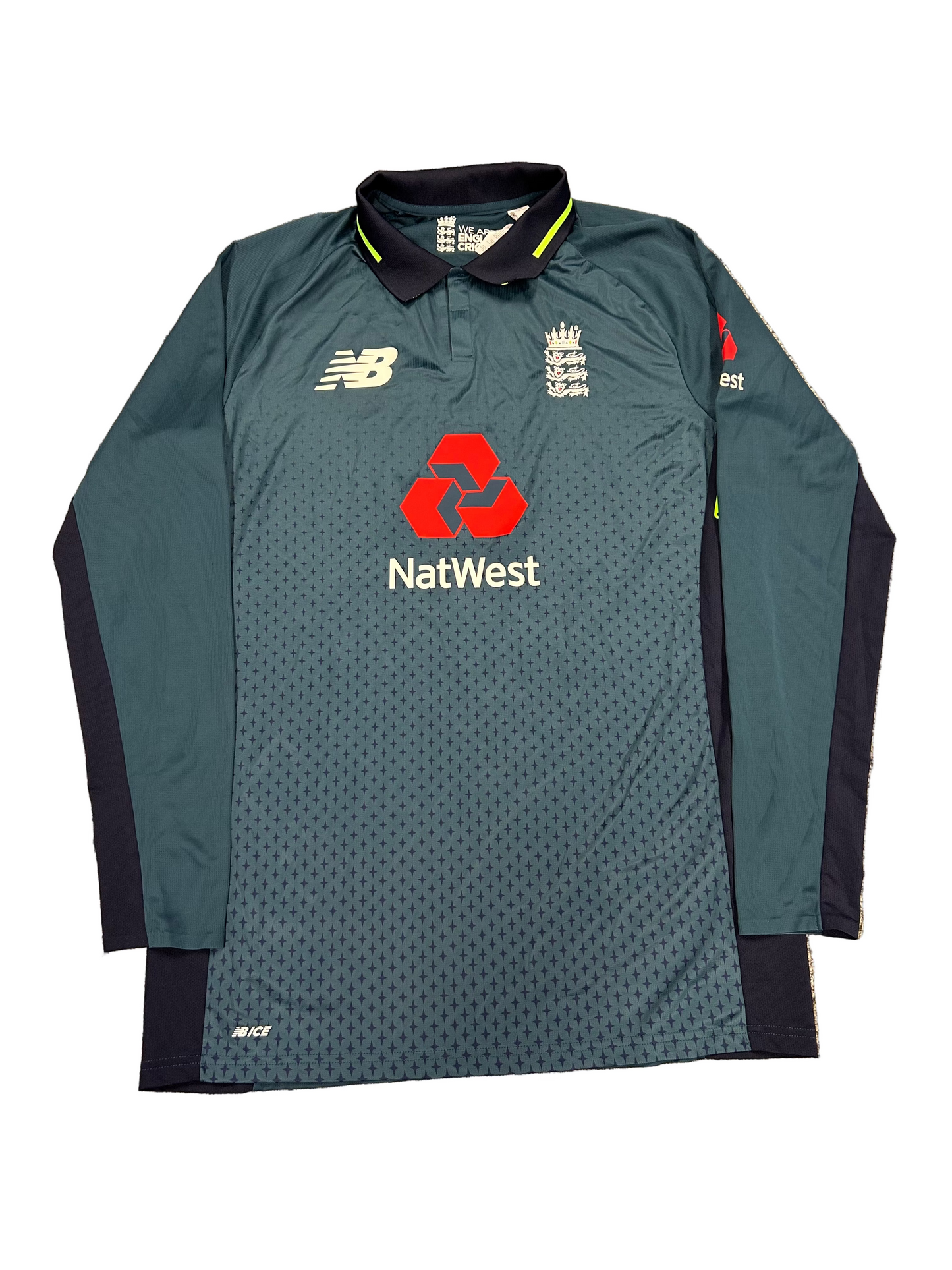 Zak Chappell England Lions 2018 ODI Match Worn LS Playing Shirt