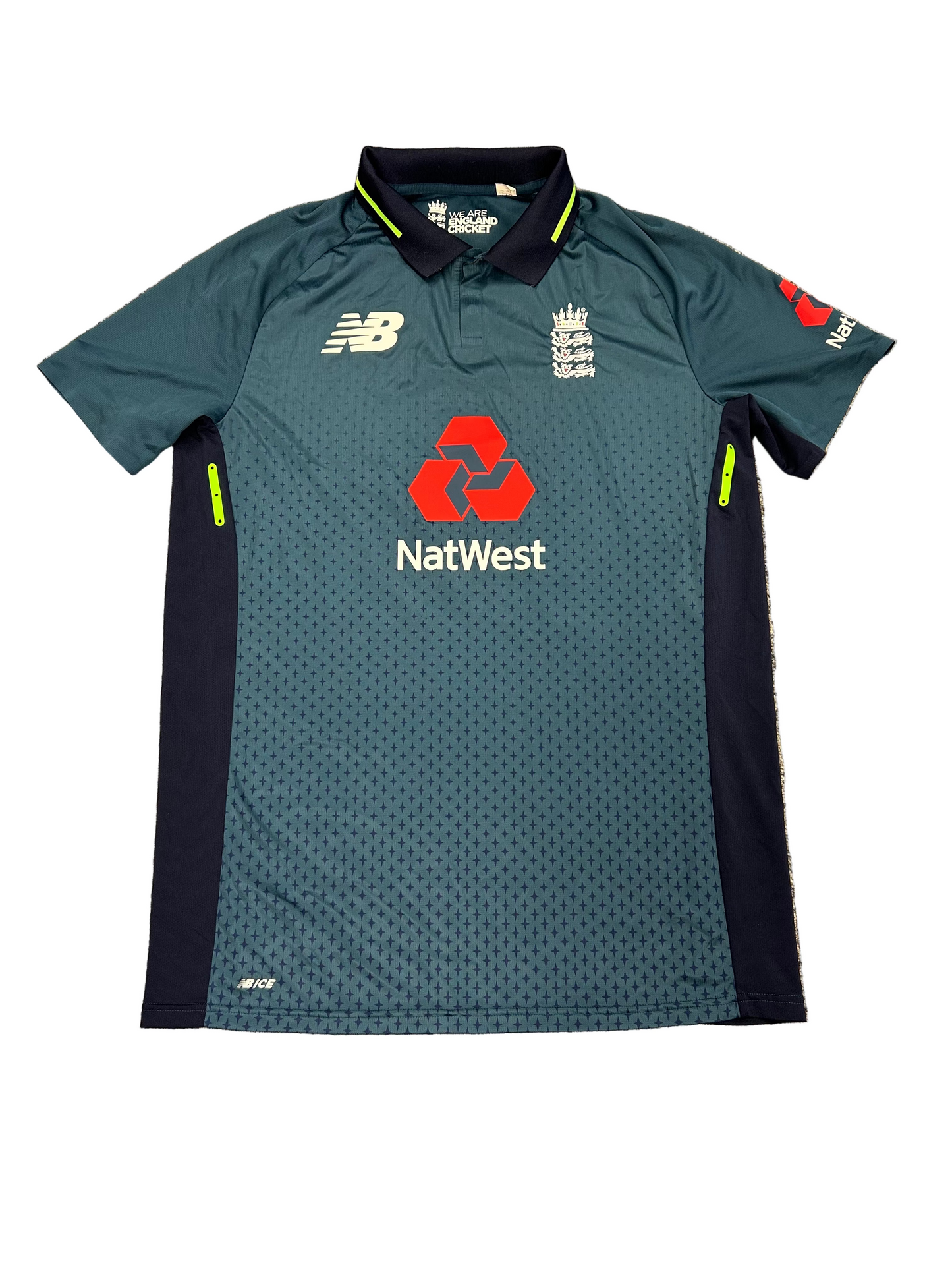 Zak Chappell England Lions 2018 ODI Match Worn SS Playing Shirt