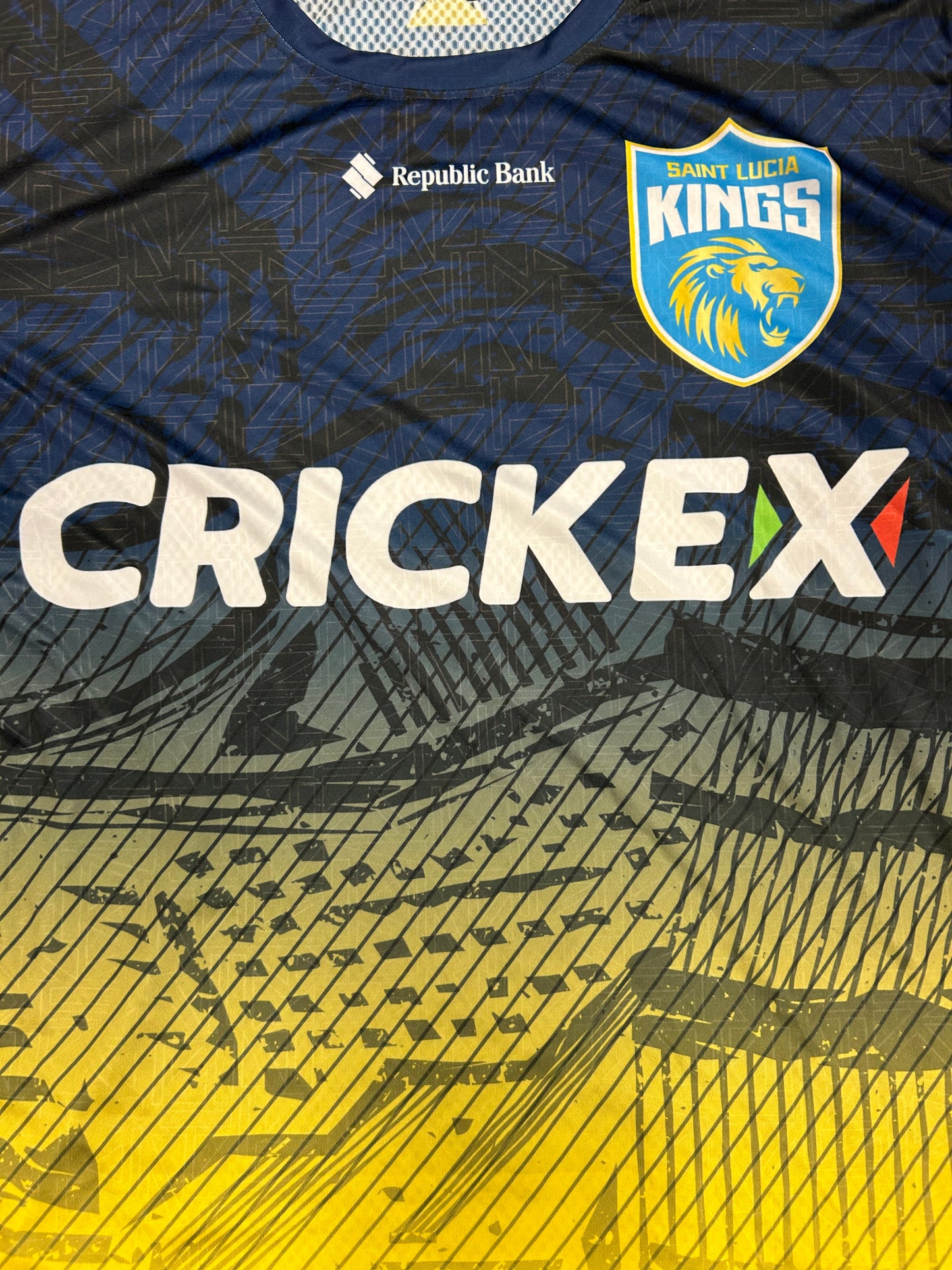 St Lucia Kings 2024 CPL Player Issue LS Training T-Shirt