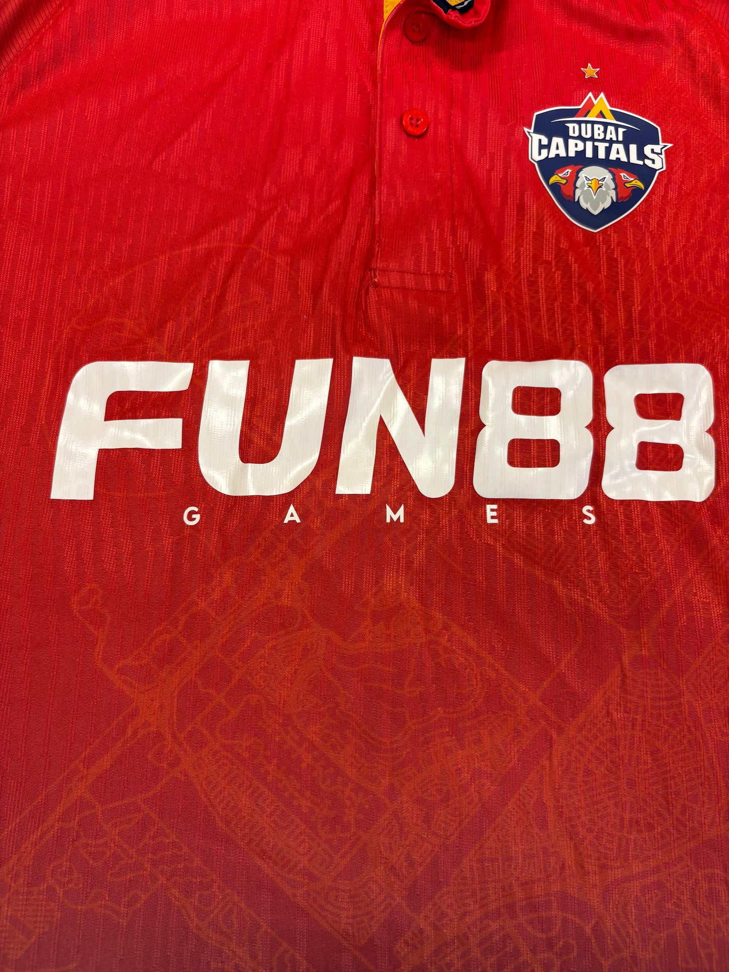 Leus Du Plooy Dubai Capitals ILT20 2025 Match Worn SS Playing Shirt