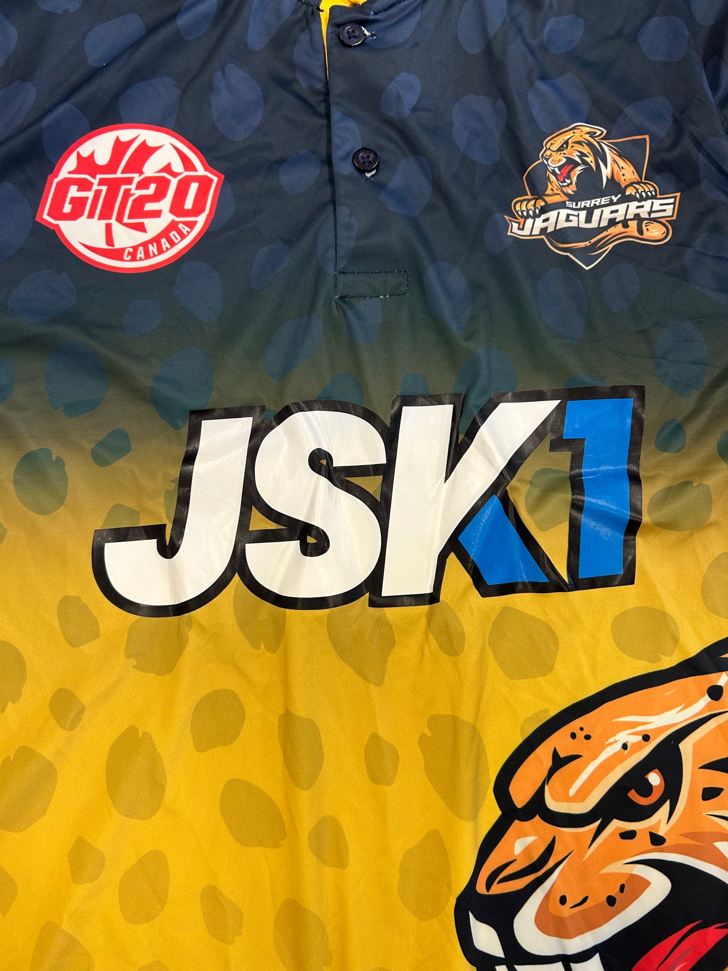 Shreyas Movva Surrey Jaguars 2024 GT20 Match Worn LS Playing Shirt