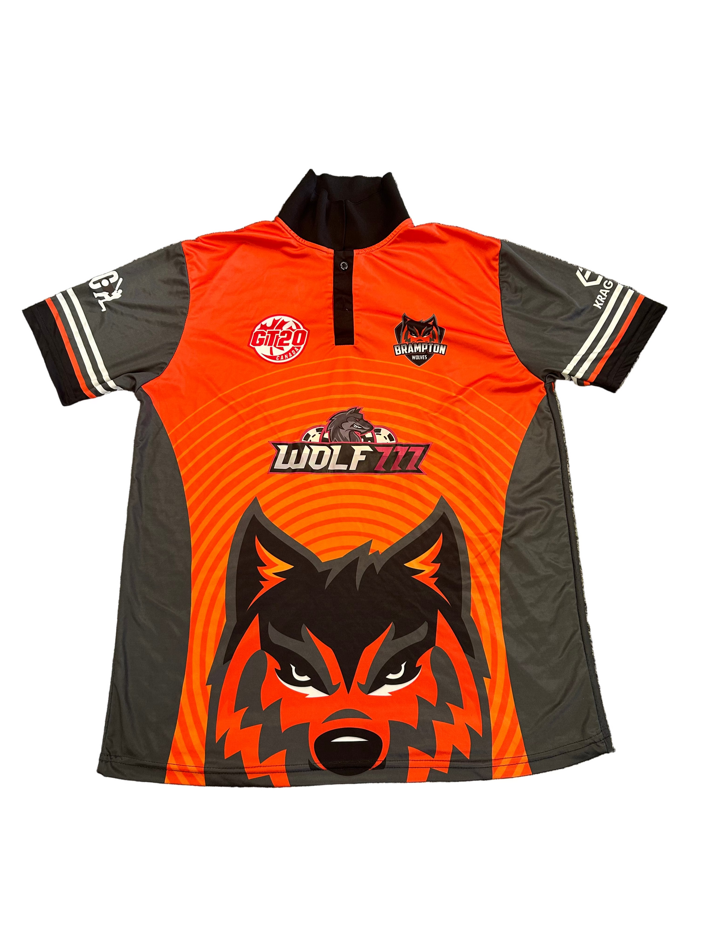 Jack Jarvis Brampton Wolves 2024 GT20 Match Worn SS Playing Shirt