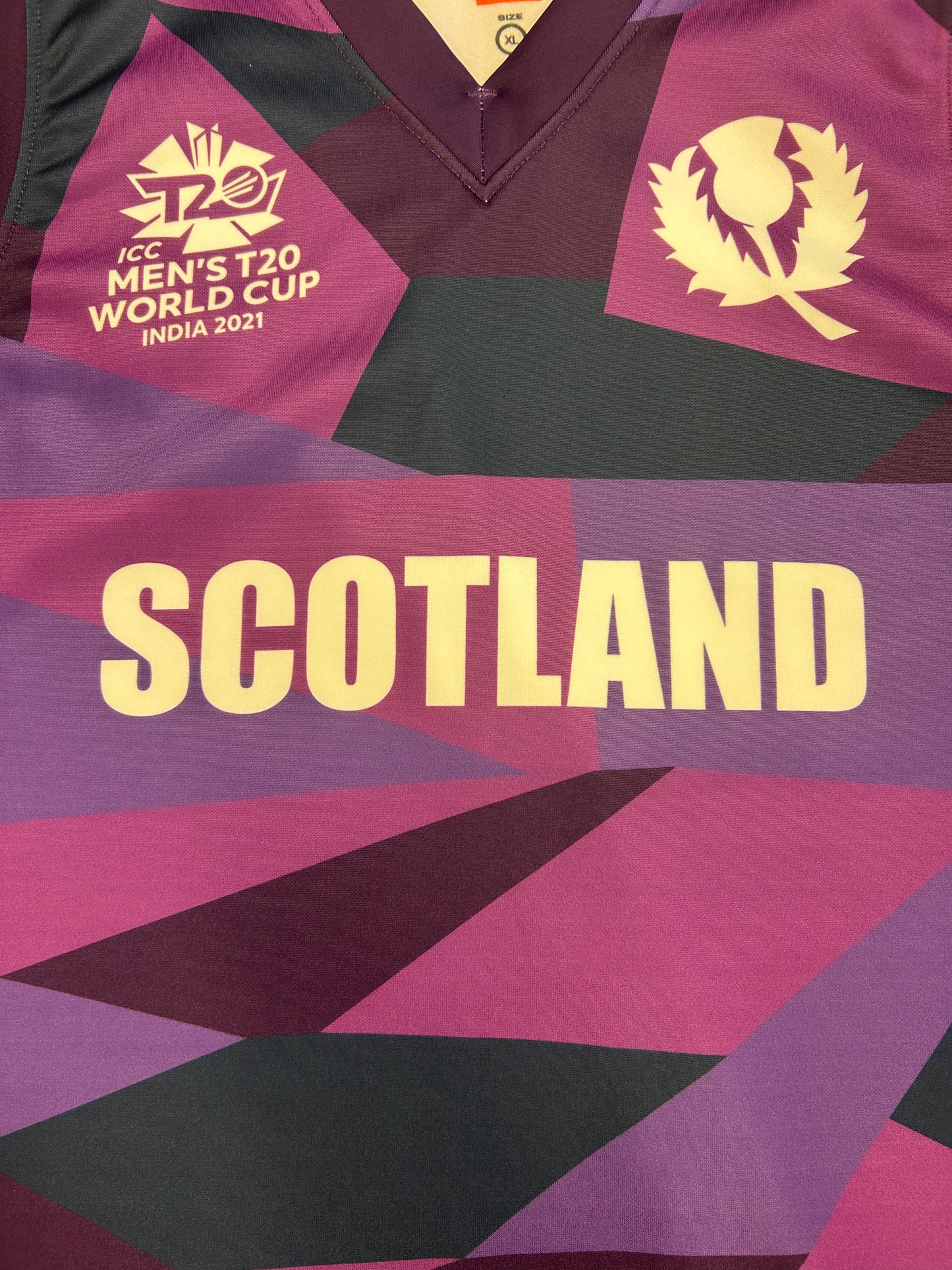 Oli Hairs Scotland 2021 T20 World Cup Match Issue Playing Pullover