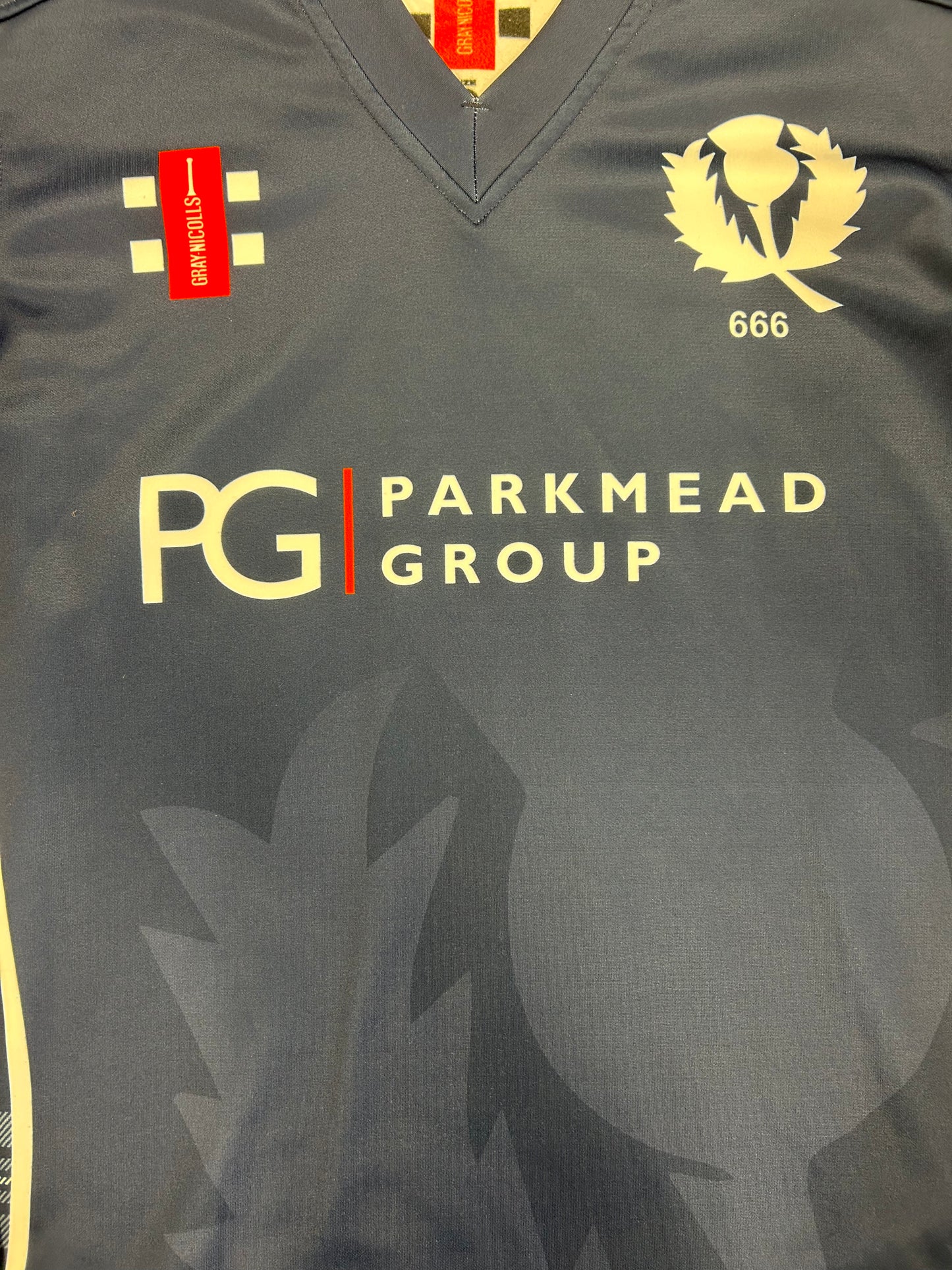 Matthew Cross Scotland Match Worn LS Playing Jumper