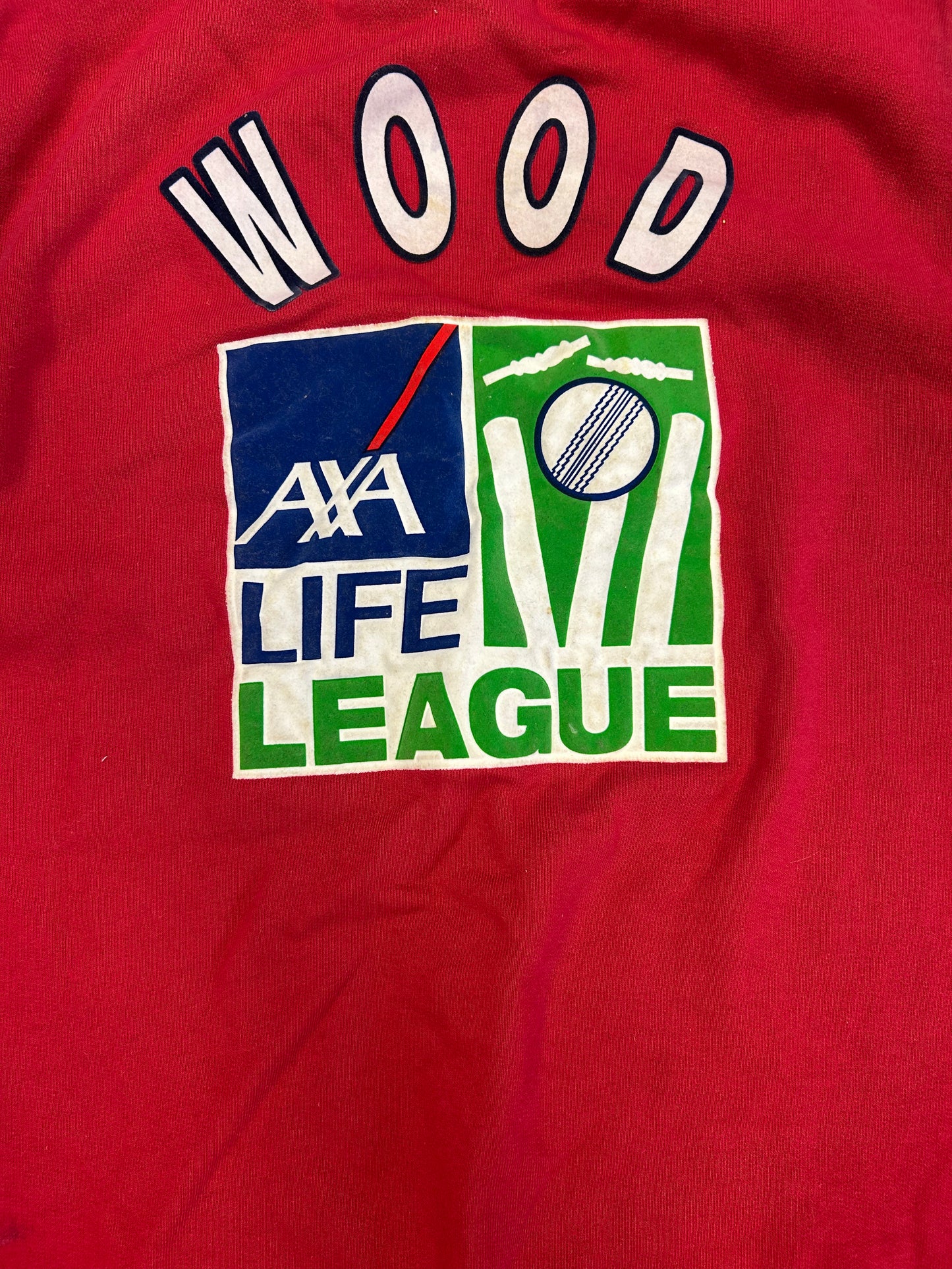 Nathan Wood Lancashire Axa League Match Worn Playing Pullover