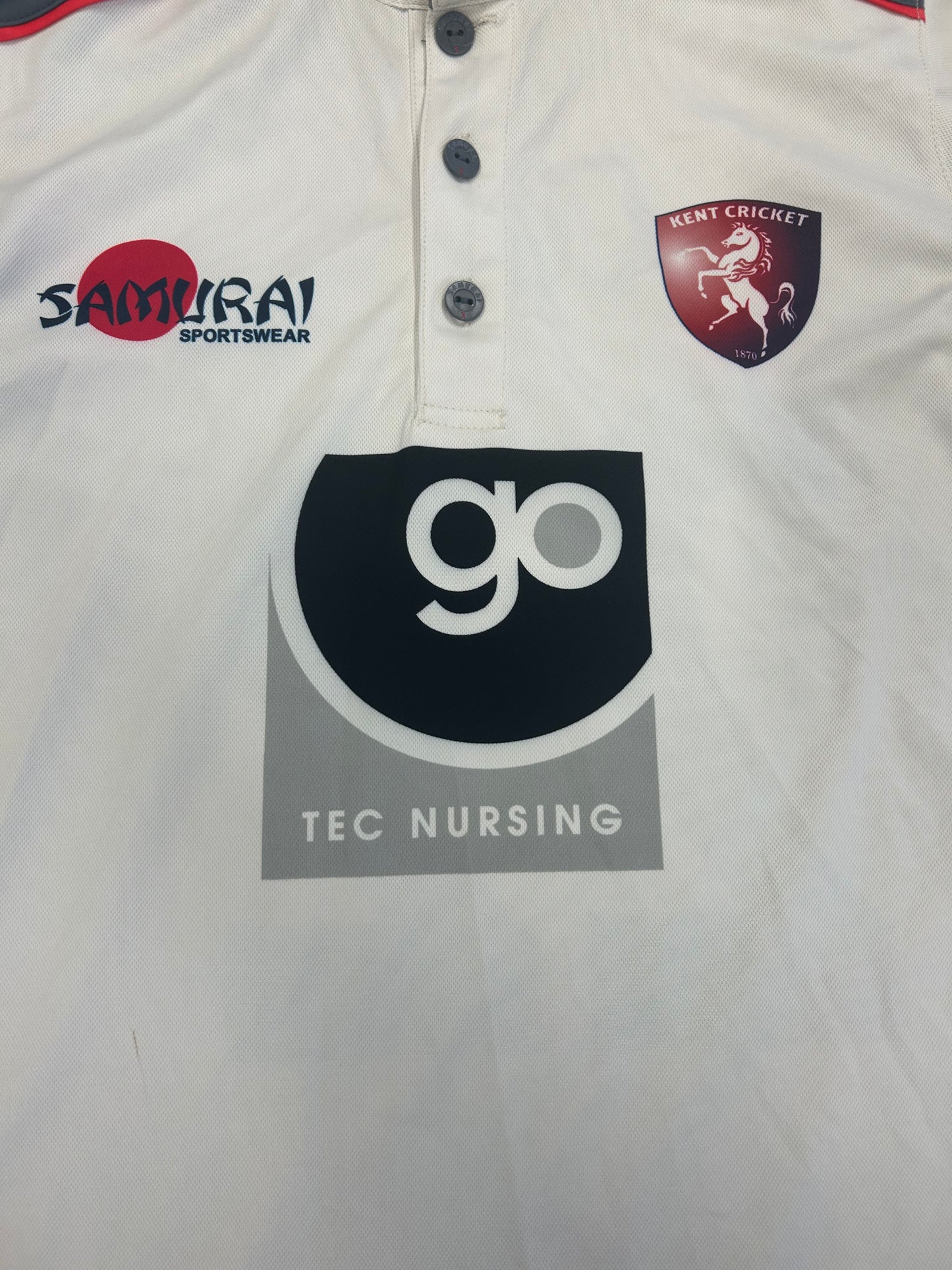 Jordan Cox Kent County Championship Match Worn LS Playing Shirt