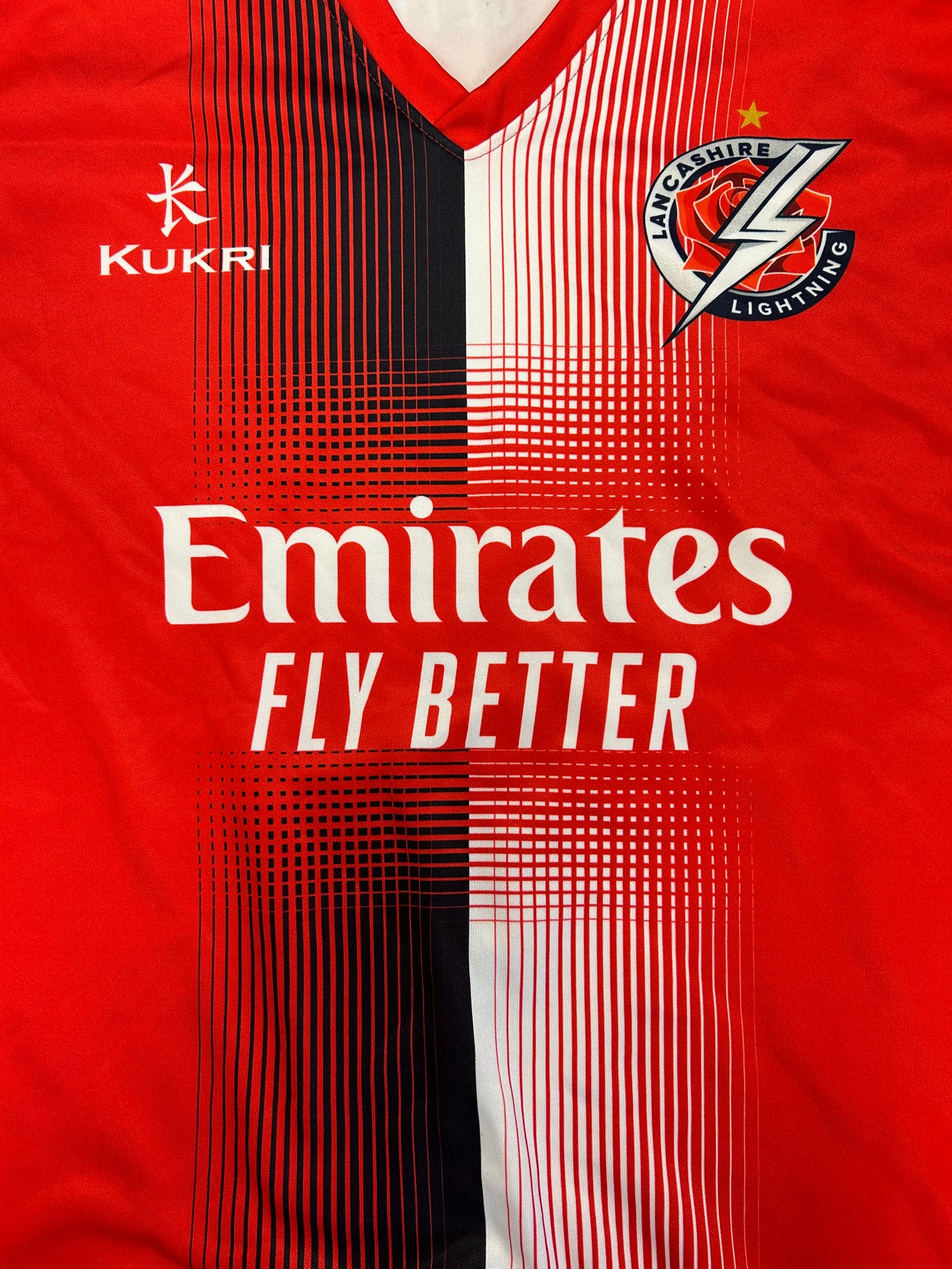 Richard Gleeson Lancashire T20 Match Worn LS Playing Jumper