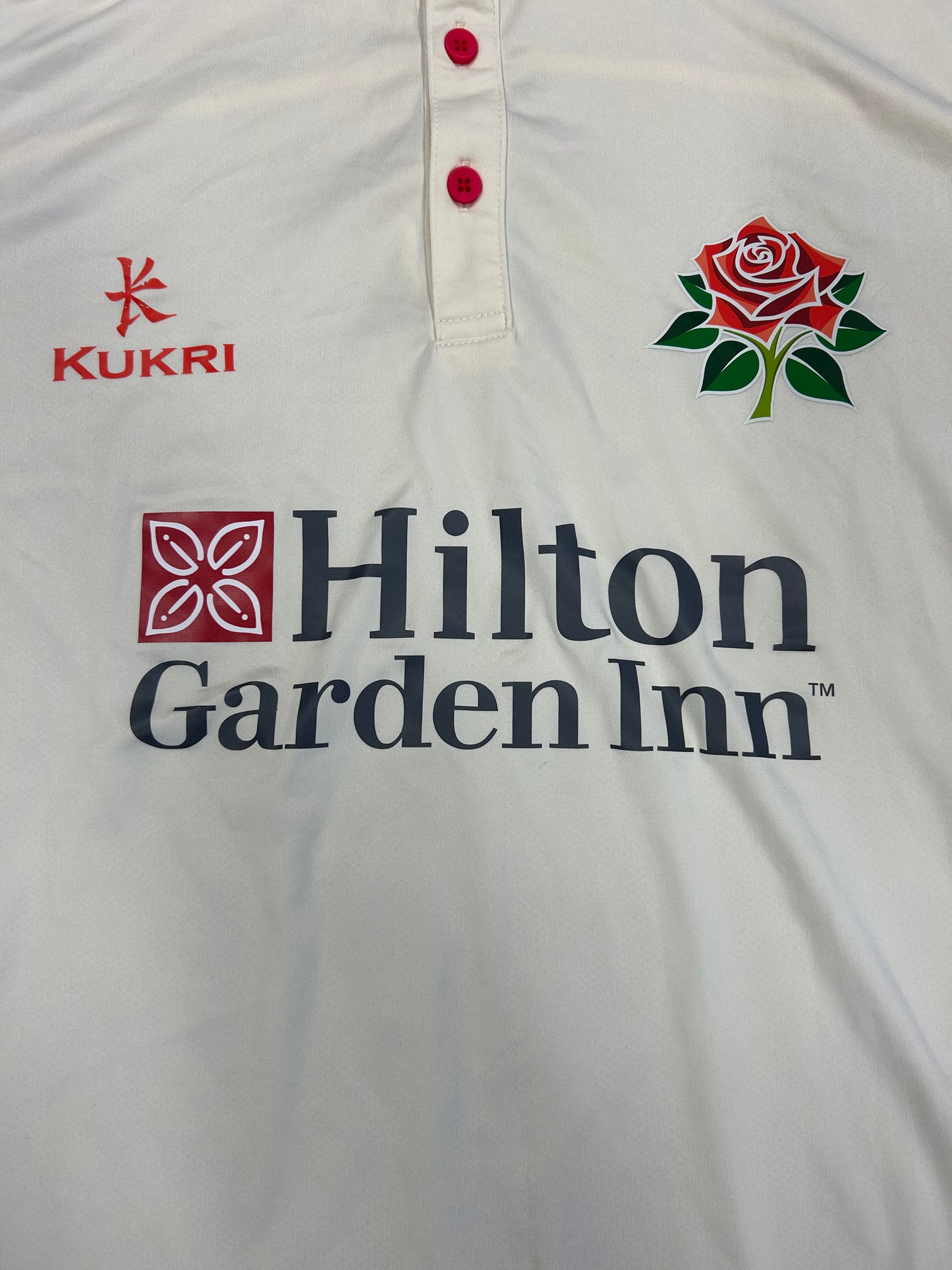 Liam Livingstone Lancashire Match Issue County Championship SS Playing Shirt