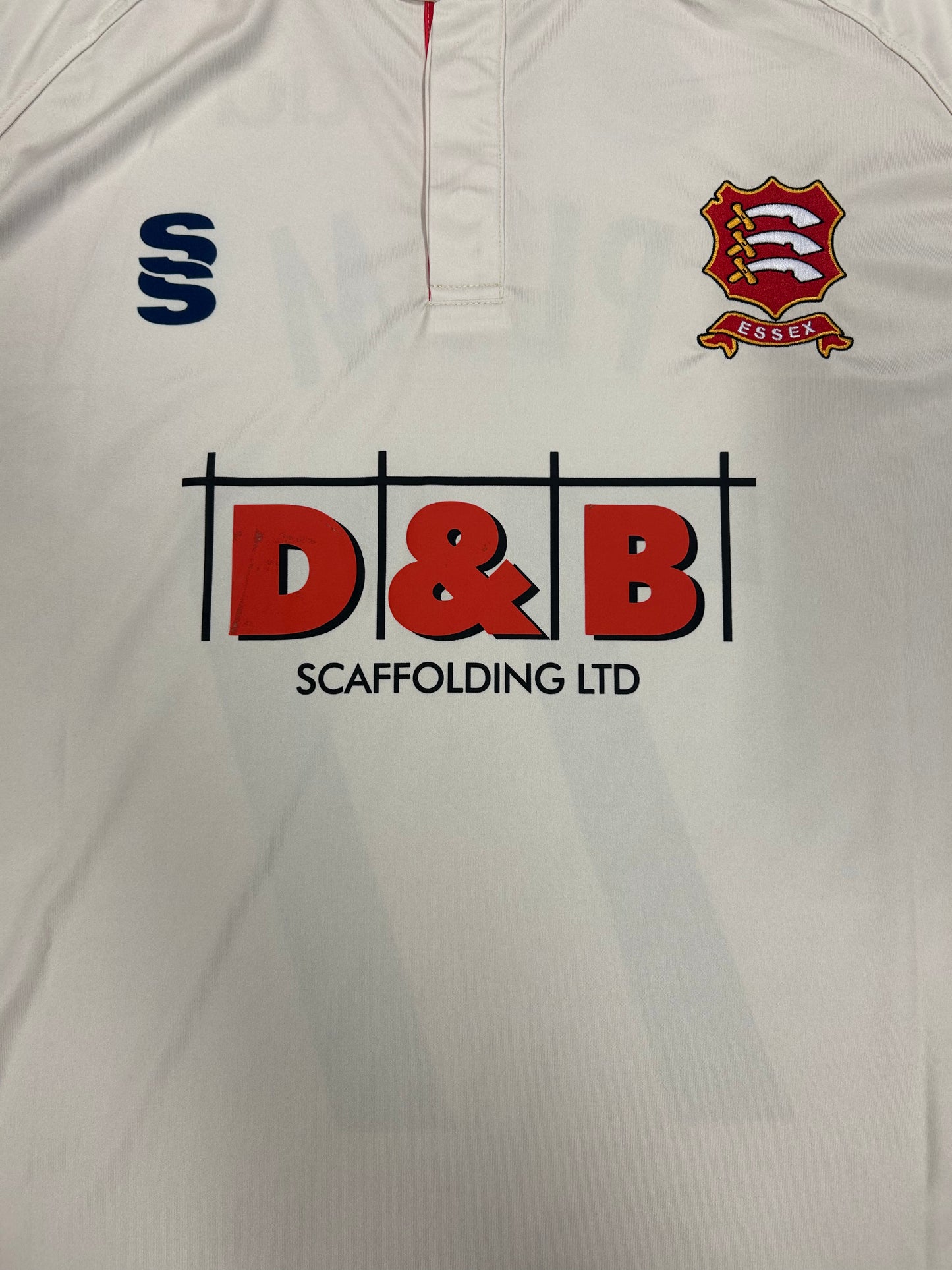 Jack Plom Essex 2022 County Championship Match Worn SS Playing Shirt