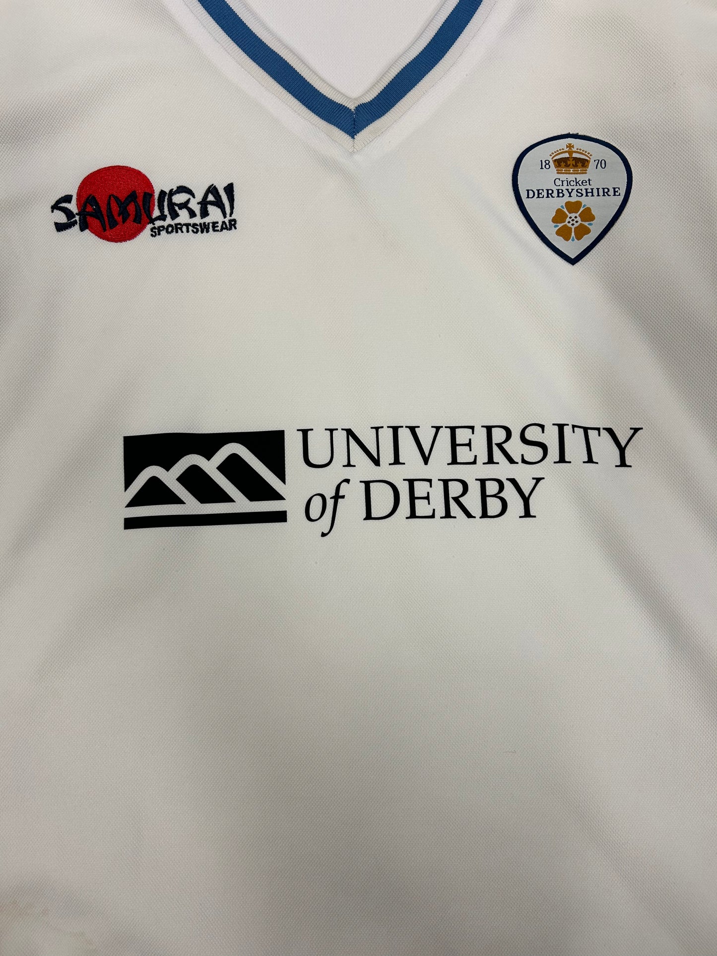 Ben Slater Derbyshire County Championship Match Worn Playing Pullover