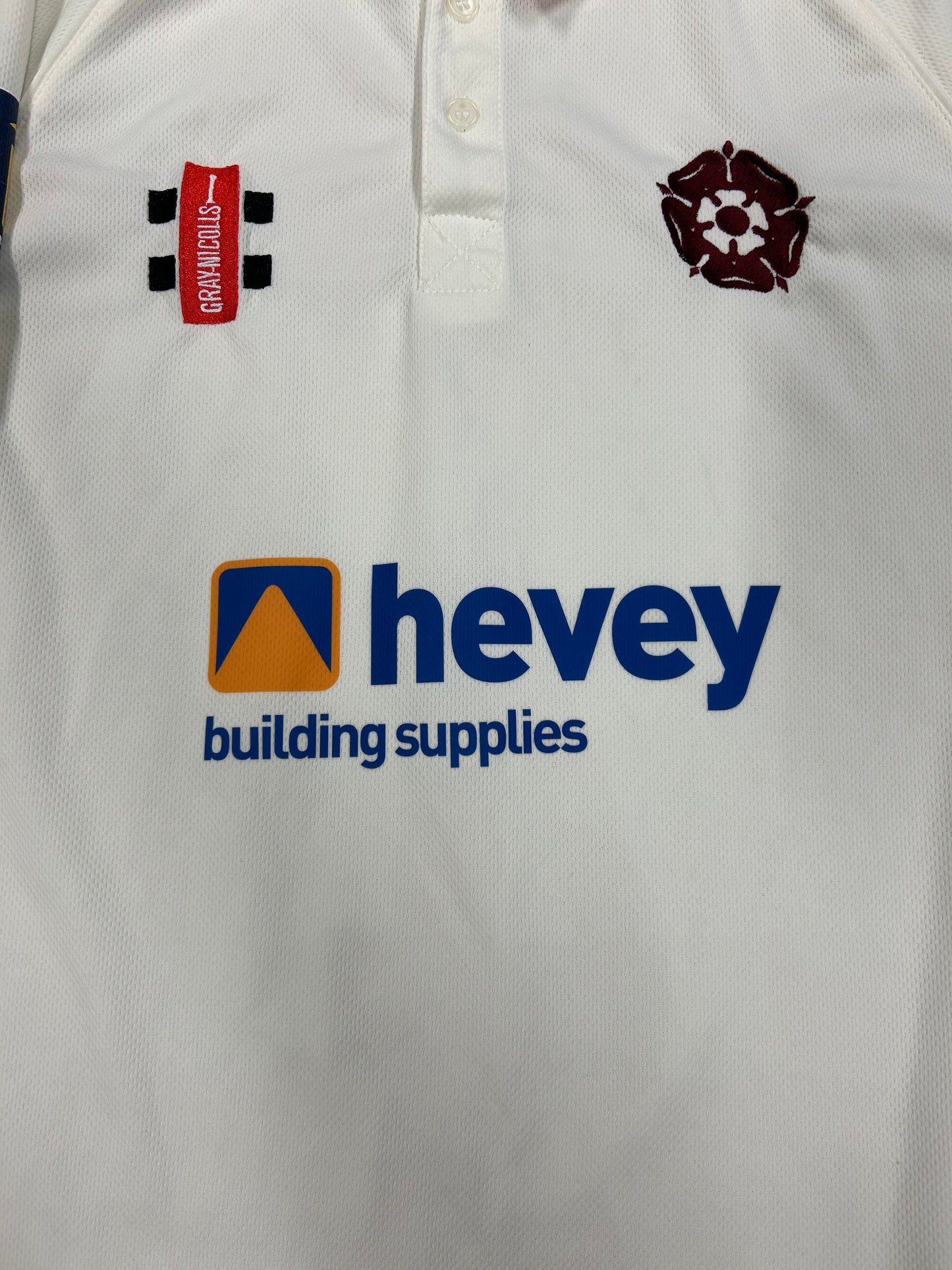 Josh Cobb Northants 2021 County Championship Match Worn LS Playing Shirt