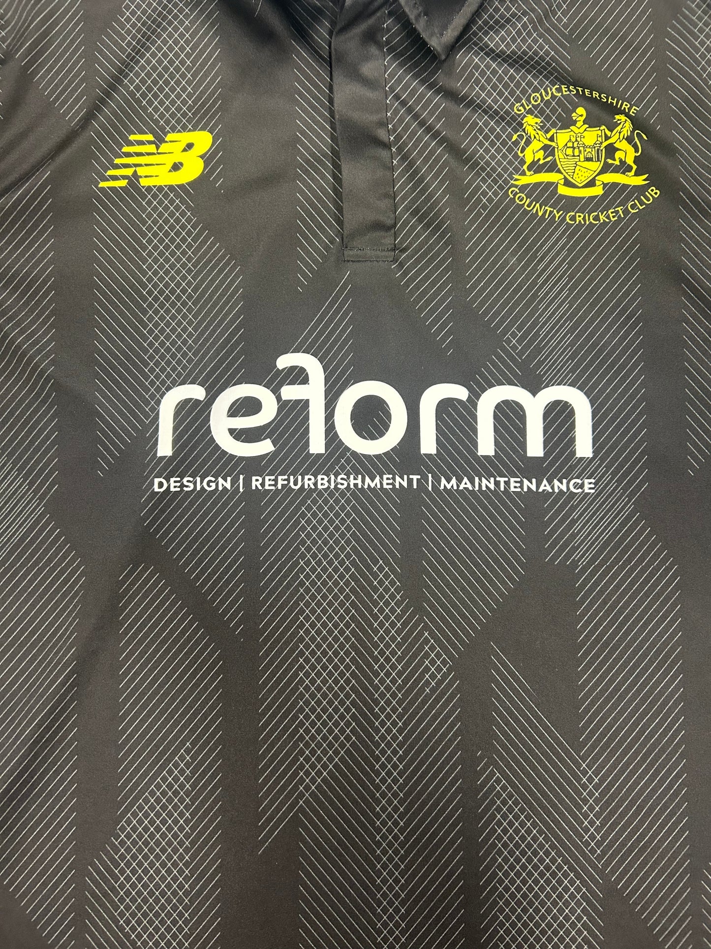 Ryan Higgins Gloucestershire 2022 MB50 Match Issue SS Playing Shirt