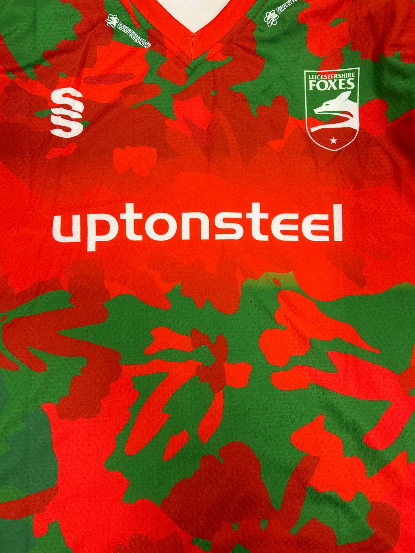 Shan Masood Leicestershire 2025 MB50 Match Worn Playing Pullover