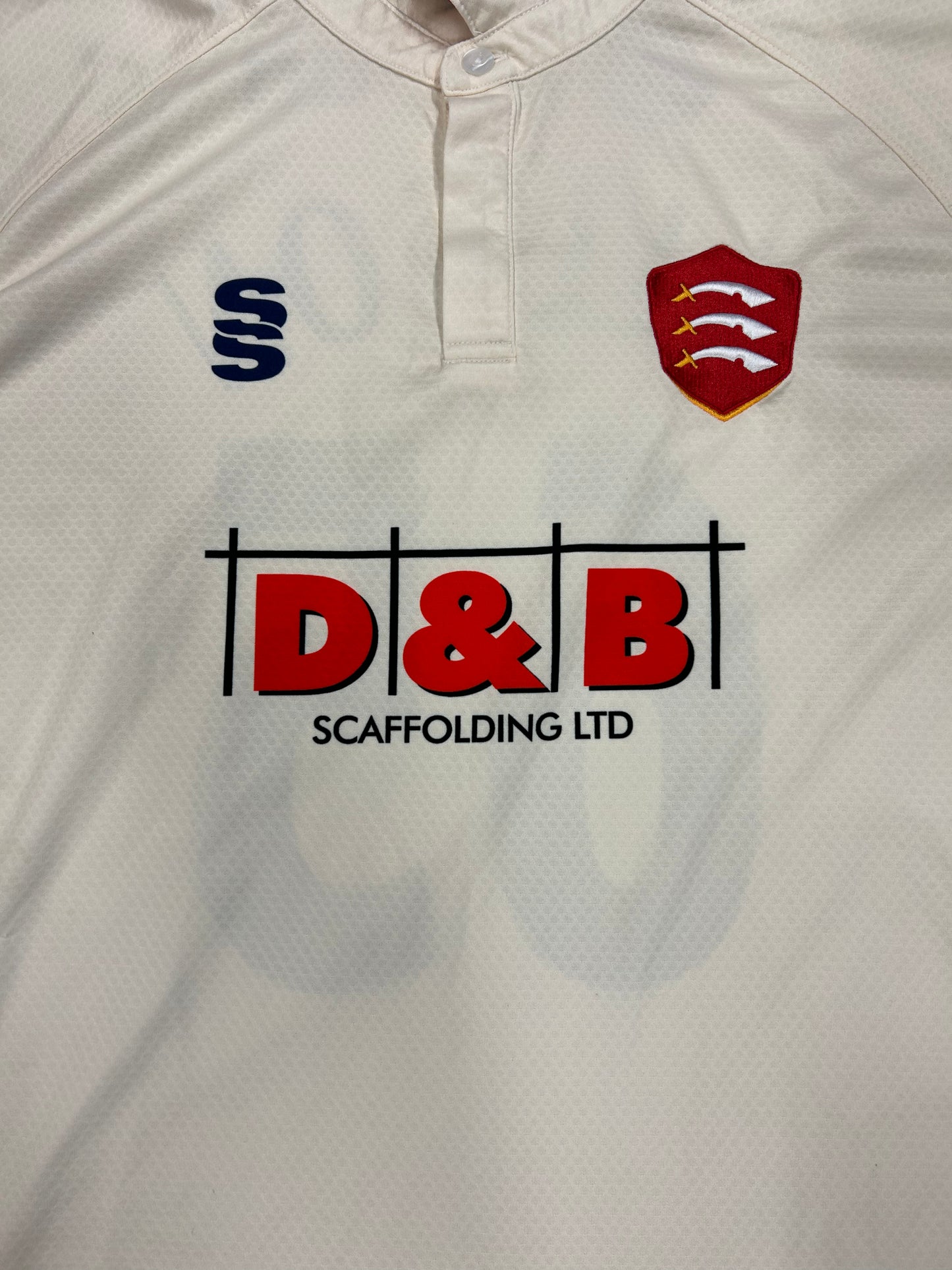 Ben Allison Essex 2023 County Championship Match Worn SS Playing Shirt