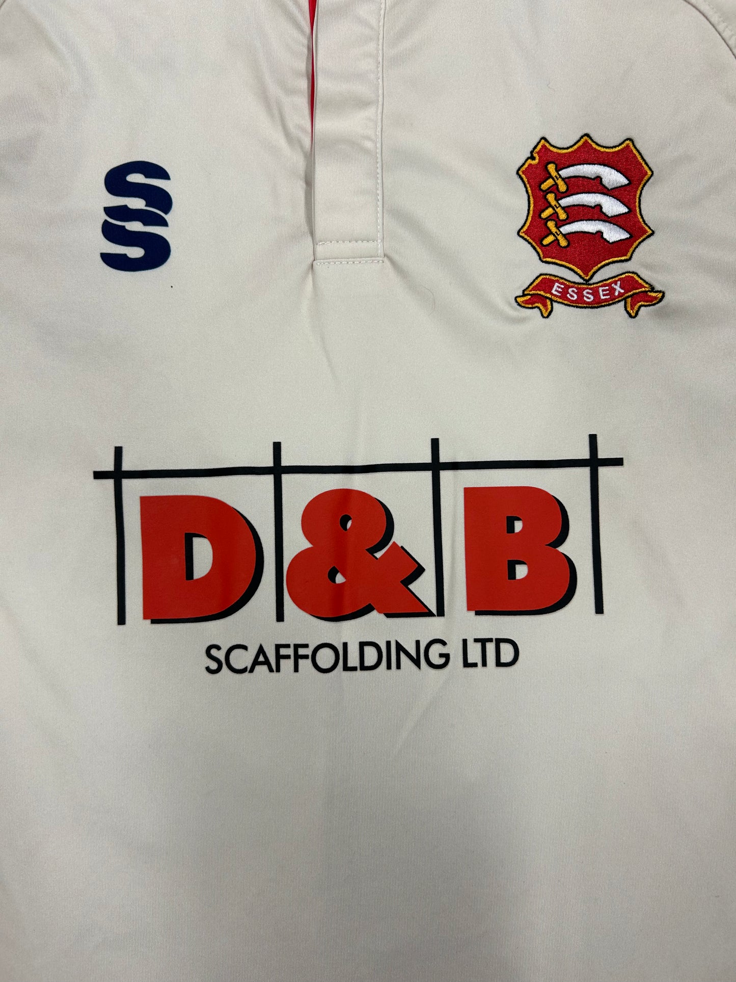 Luc Benkenstein Essex 2022 County Championship Match Worn LS Playing Shirt