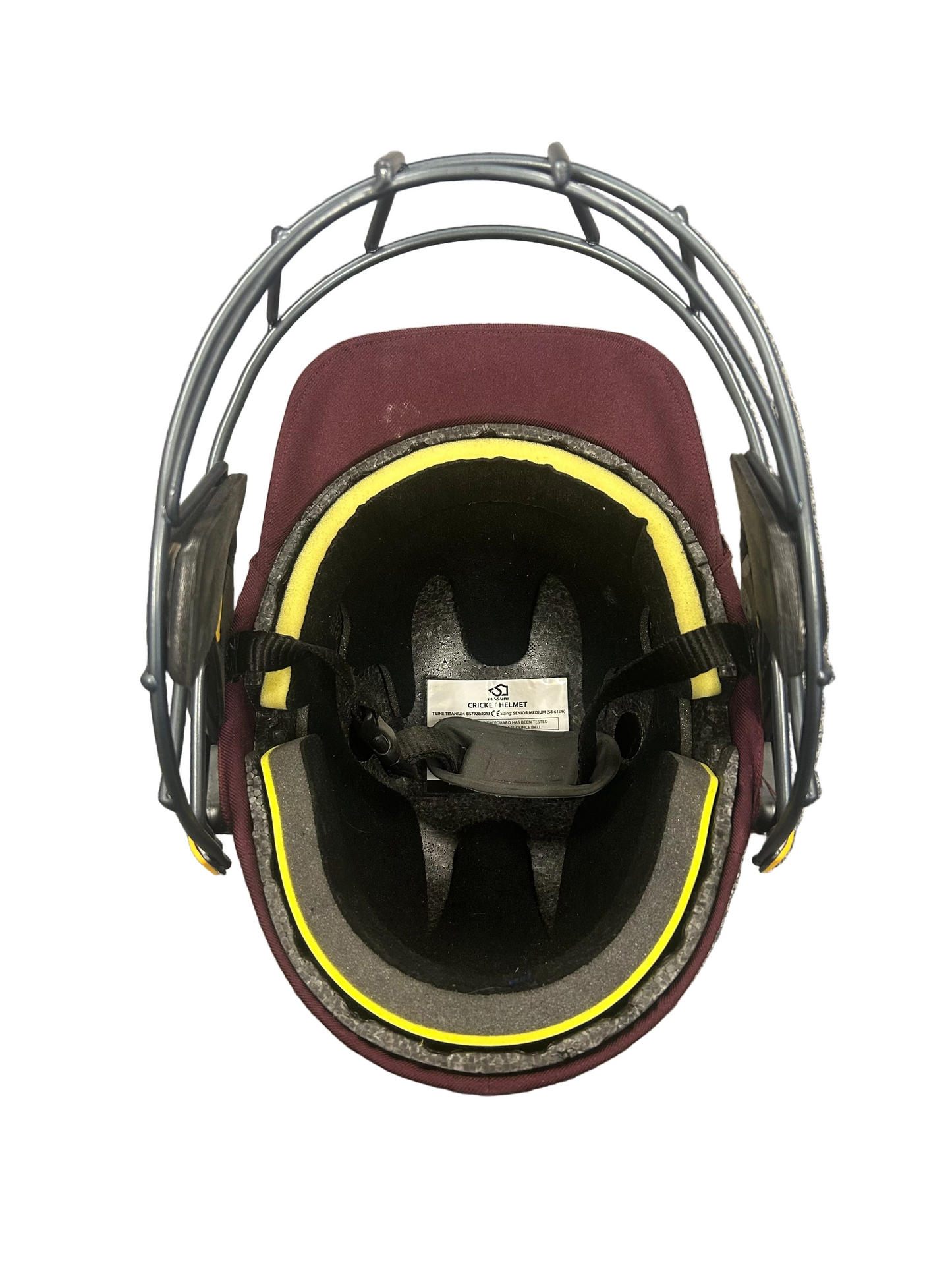 Northamptonshire Masuri T-Line Titanium Match Used Cricket Helmet