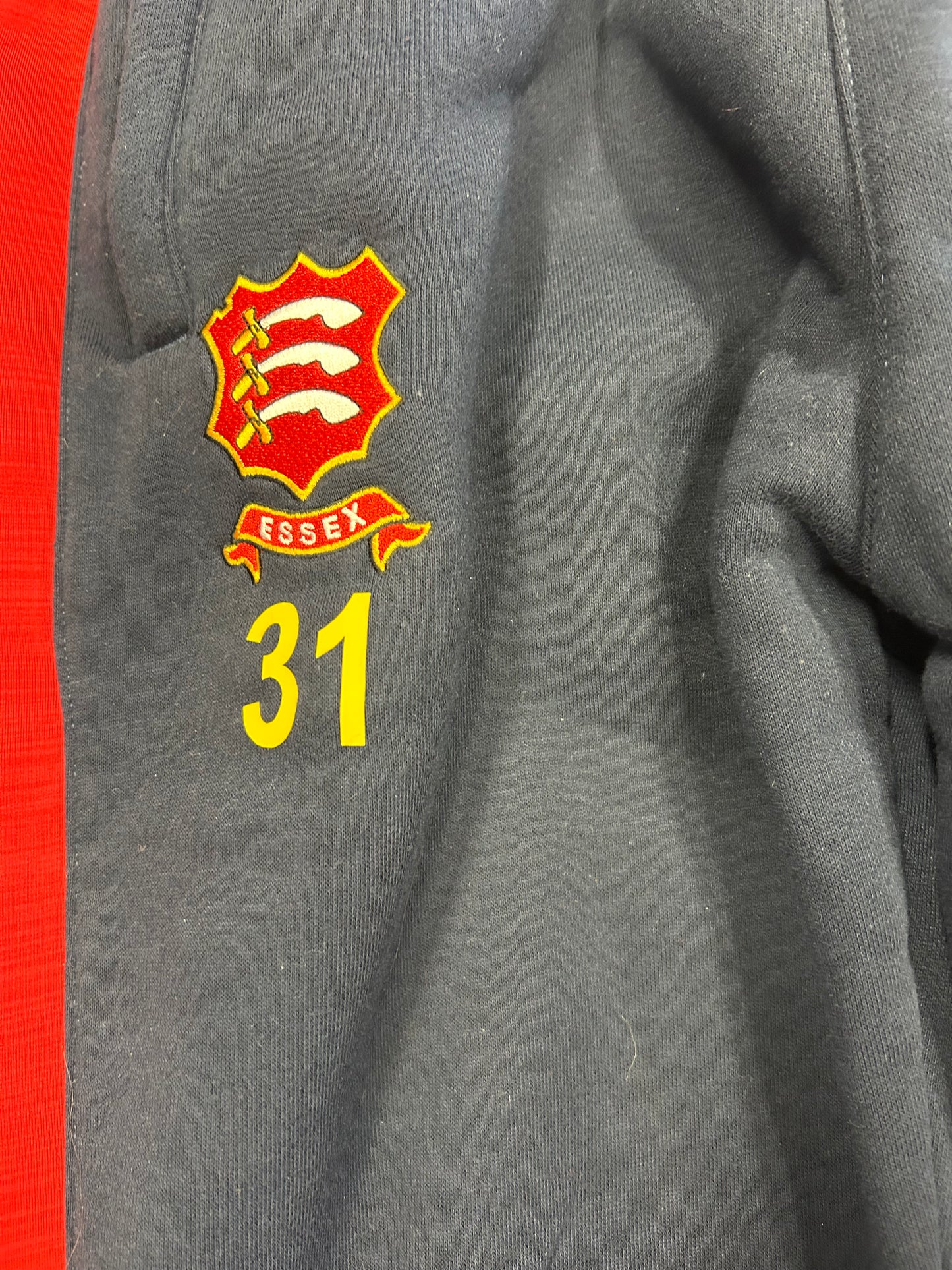 Adam Wheater Essex 2022 Player Issue Fleeced Training Bottoms