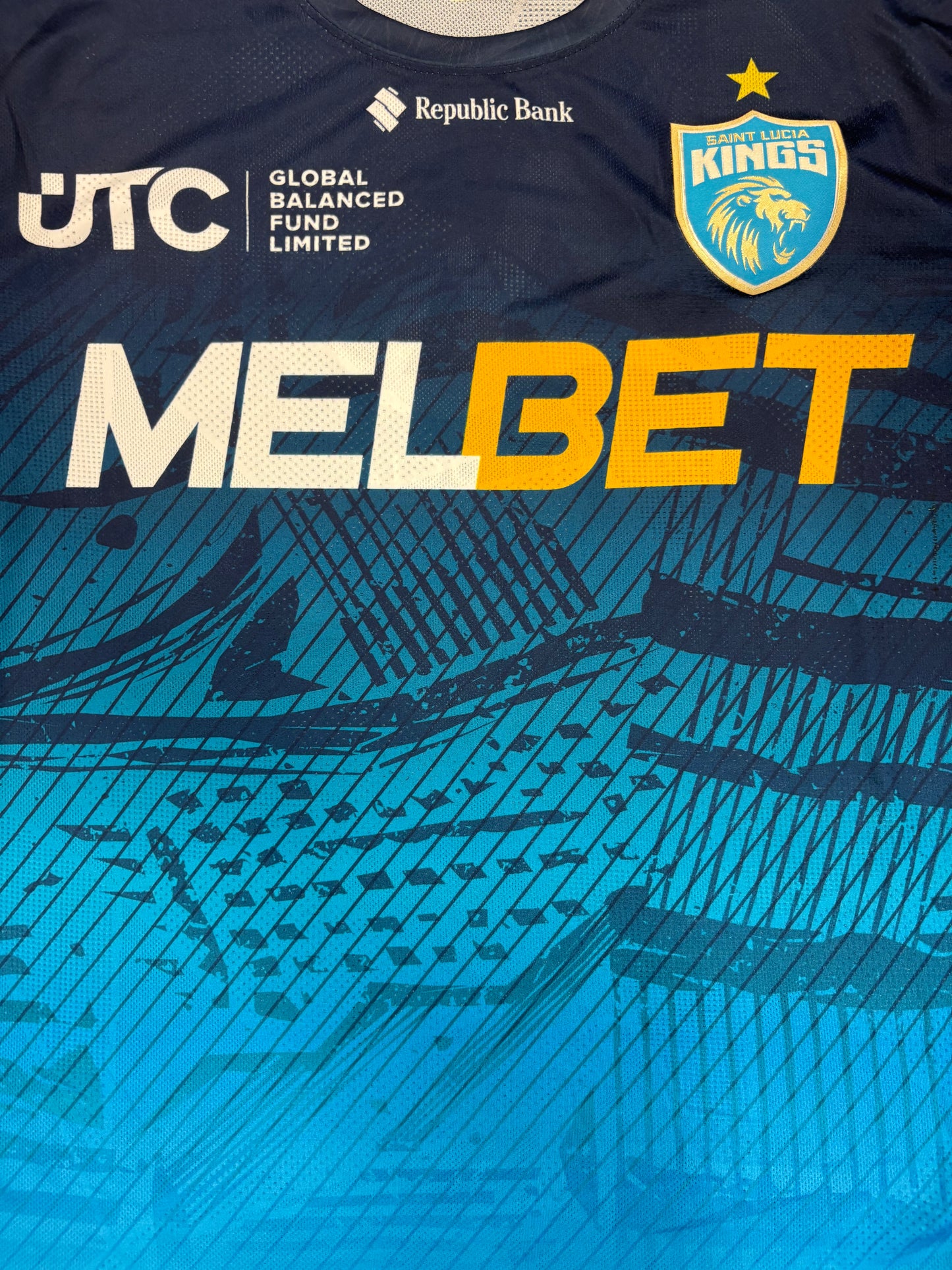 St Lucia Kings 2025 CPL Player Issue SS Training T-Shirt