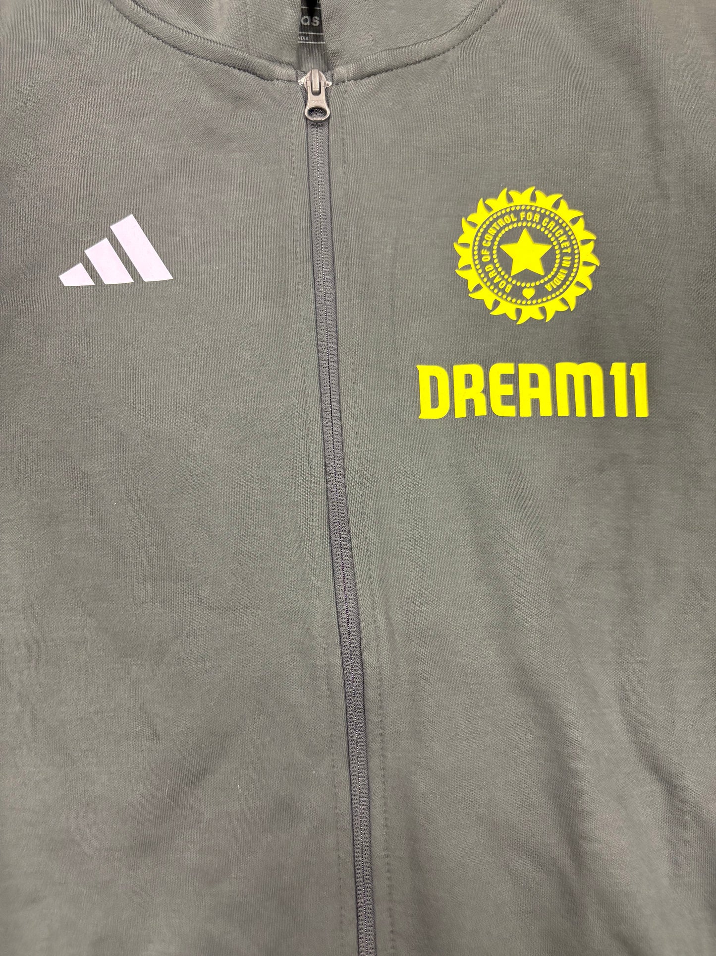 India 2025 Player Issue Full Zip Training Hoodie | Official BCCI Teamwear