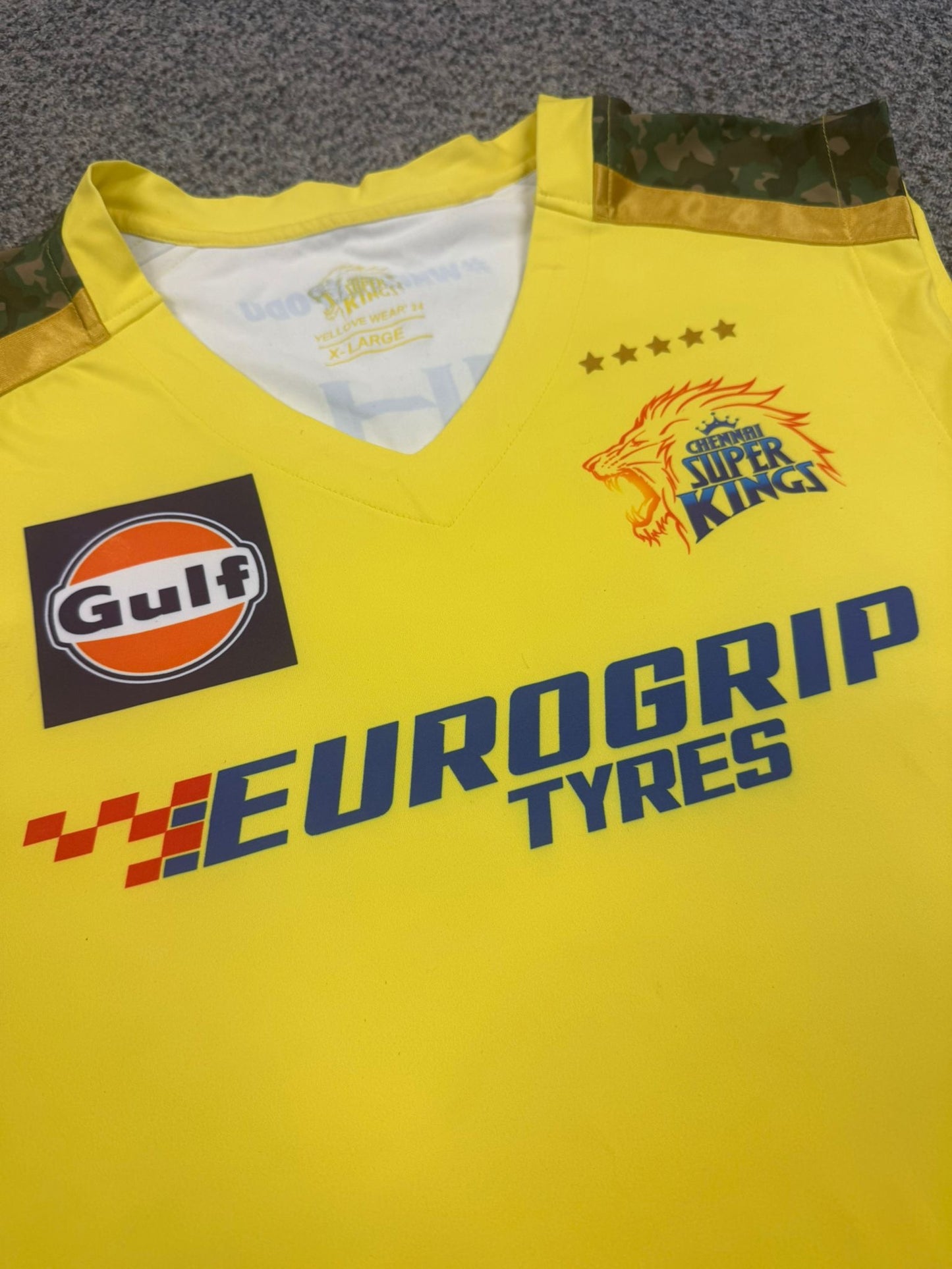 Daryl Mitchell Chennai Super Kings 2024 IPL Match Worn Playing Pullover