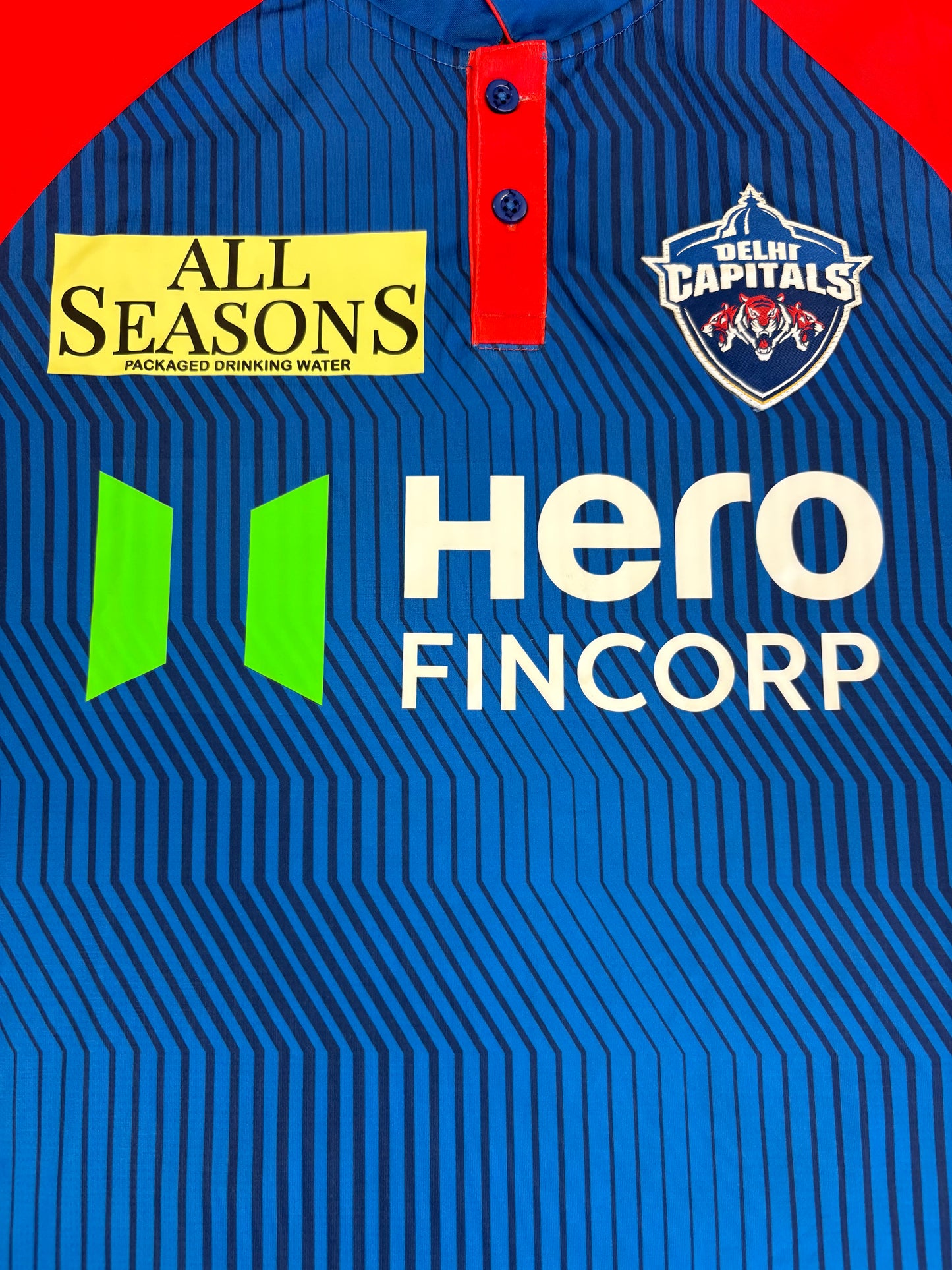KL Rahul 2025 Delhi Capitals IPL Match Worn SS Playing Shirt
