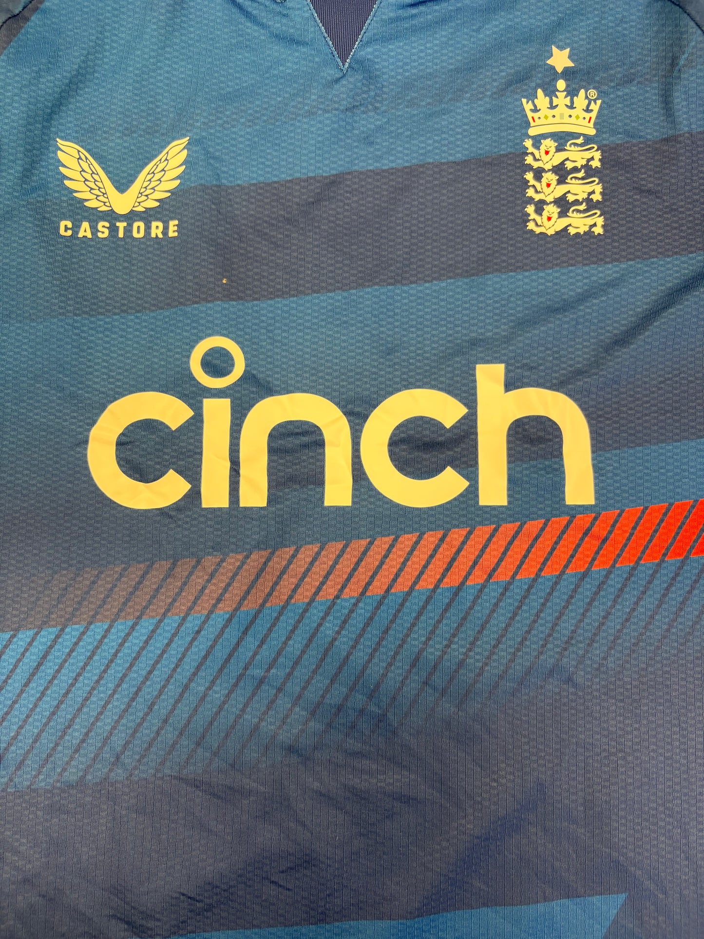 David Willey England 2023 ODI Match Worn LS Playing Shirt