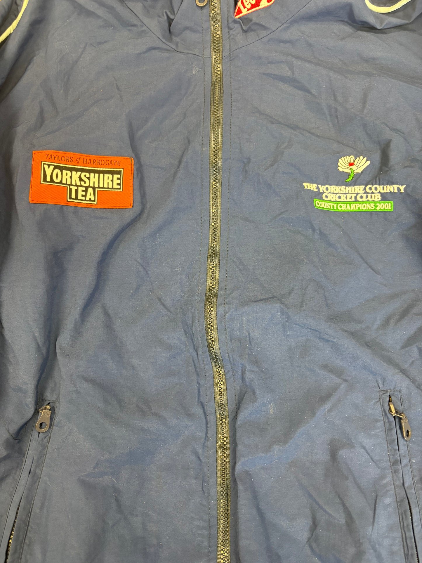 Yorkshire Retro Player Issue Full Zip Training Jacket