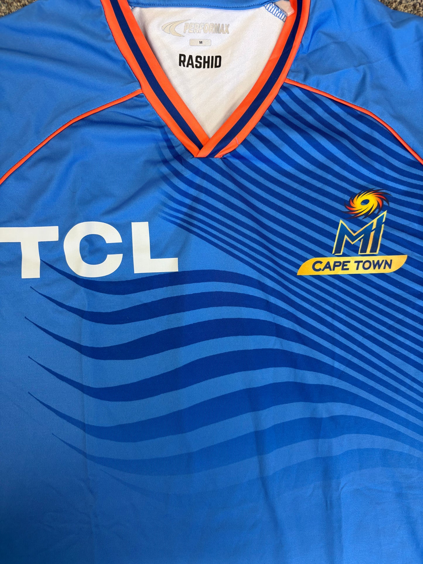Rashid Khan MI Cape Town 2024 SA20 Player Issue Sleeveless Training Vest
