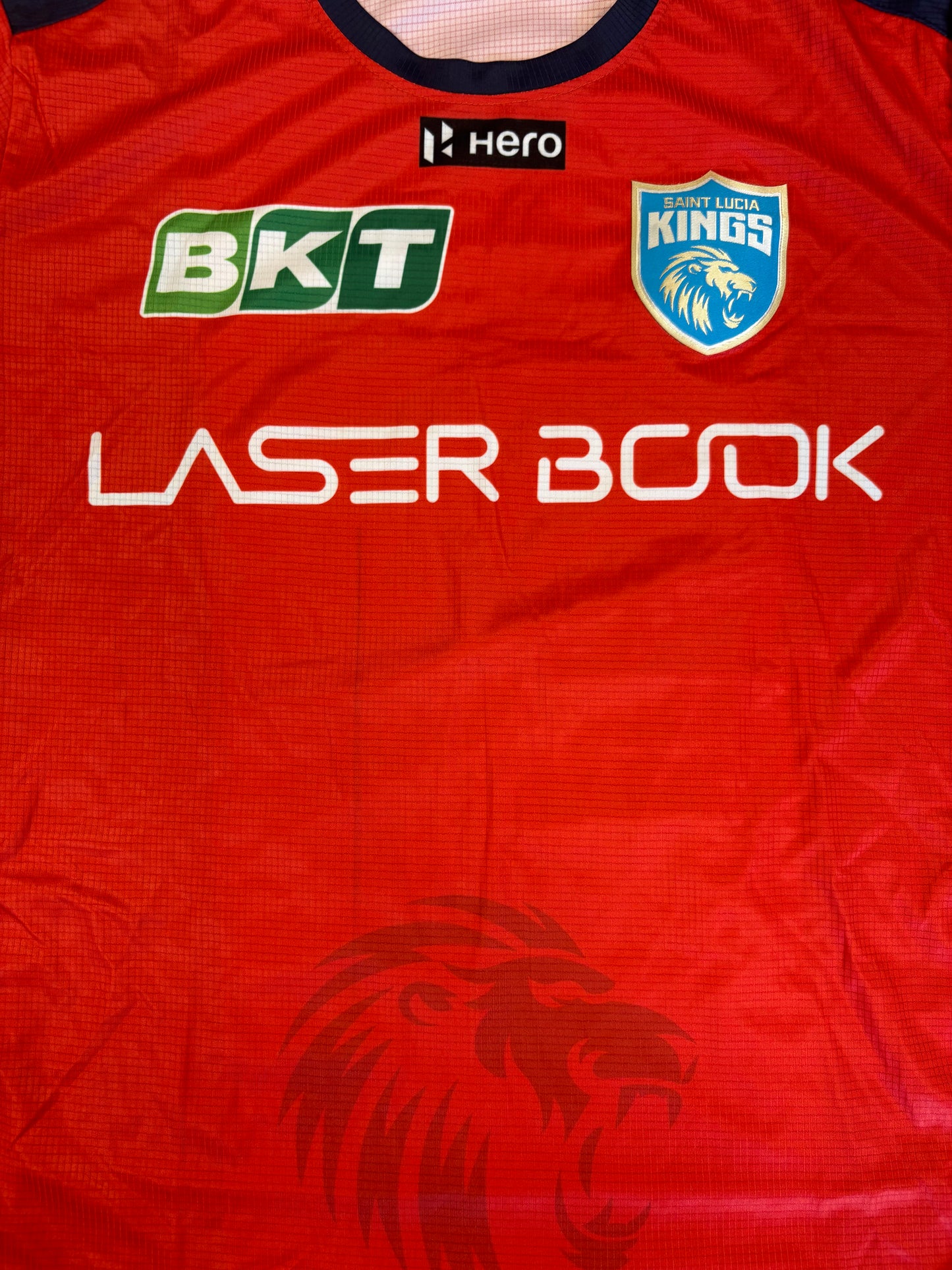 St Lucia Kings 2022 CPL Player Issue LS Training T-Shirt