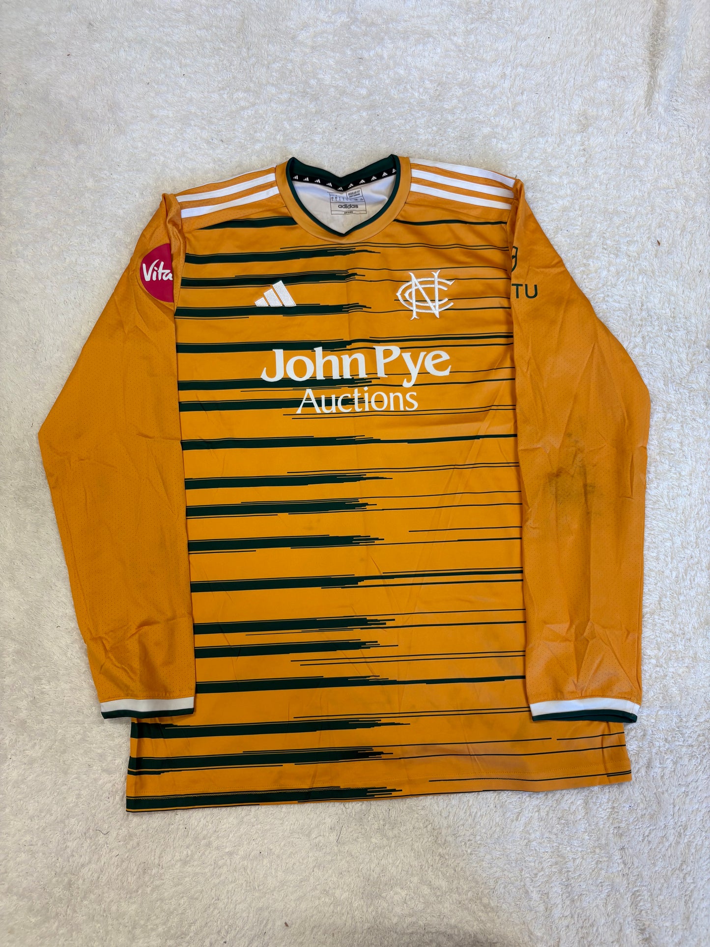 Ben Martindale Notts T20 Match Worn LS Playing Shirt